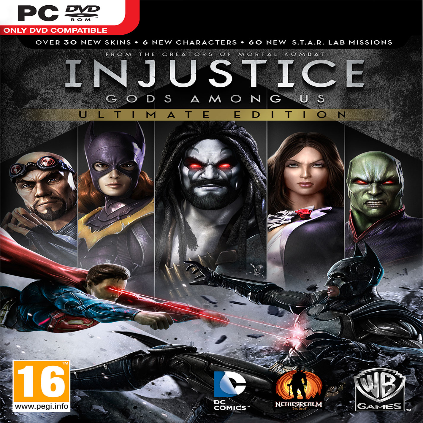 Injustice: Gods Among Us - Ultimate Edition - pedn CD obal
