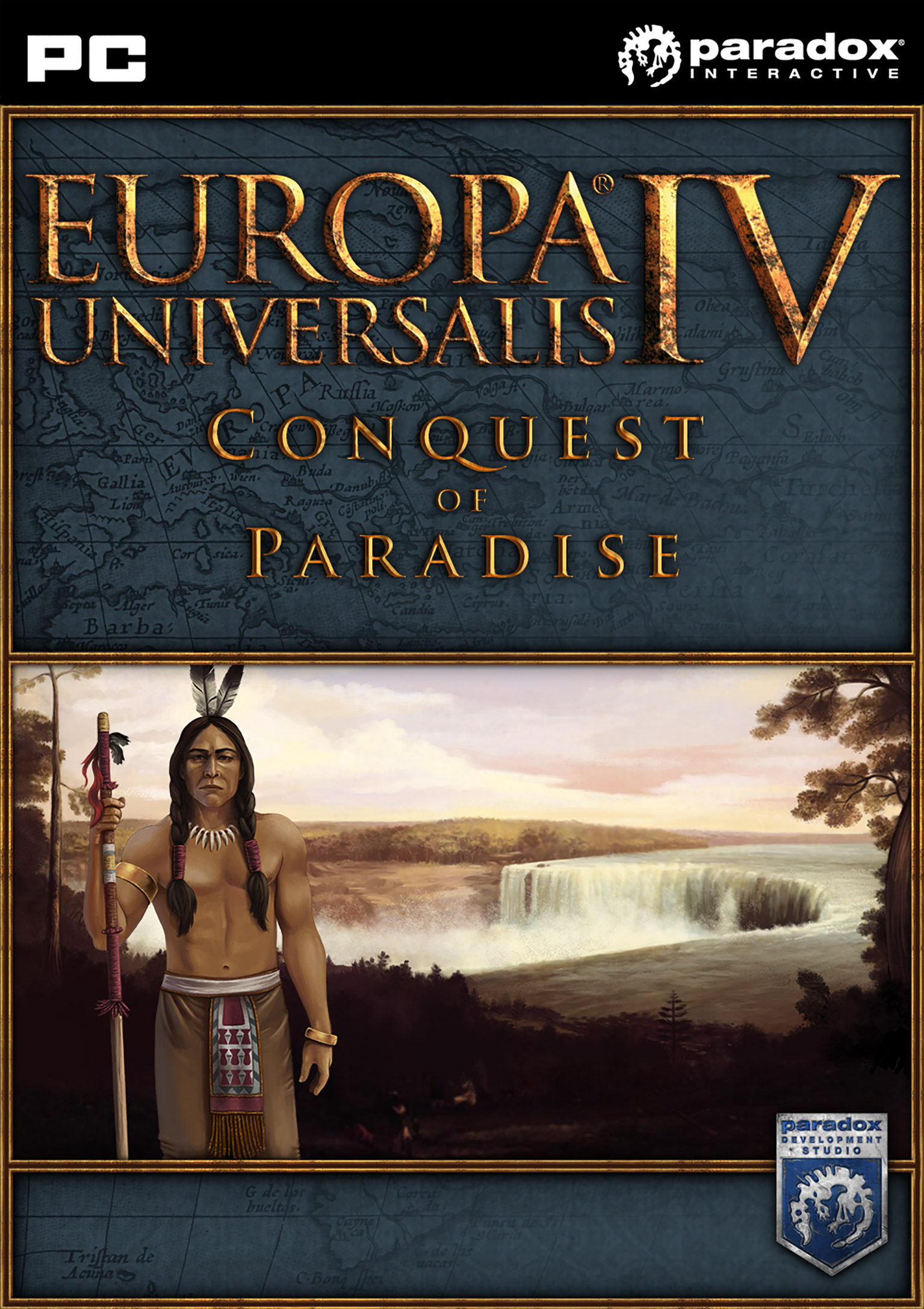 Europa Universalis IV: Conquest of Paradise - pedn DVD obal