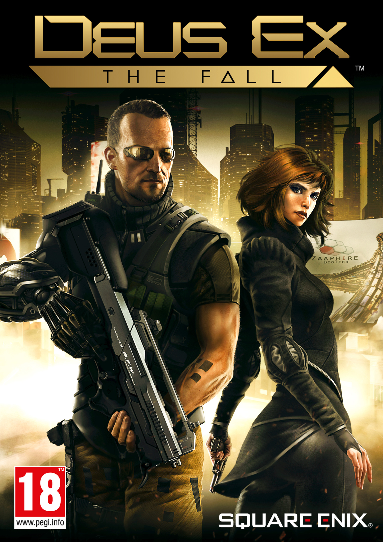 Deus Ex: The Fall - pedn DVD obal