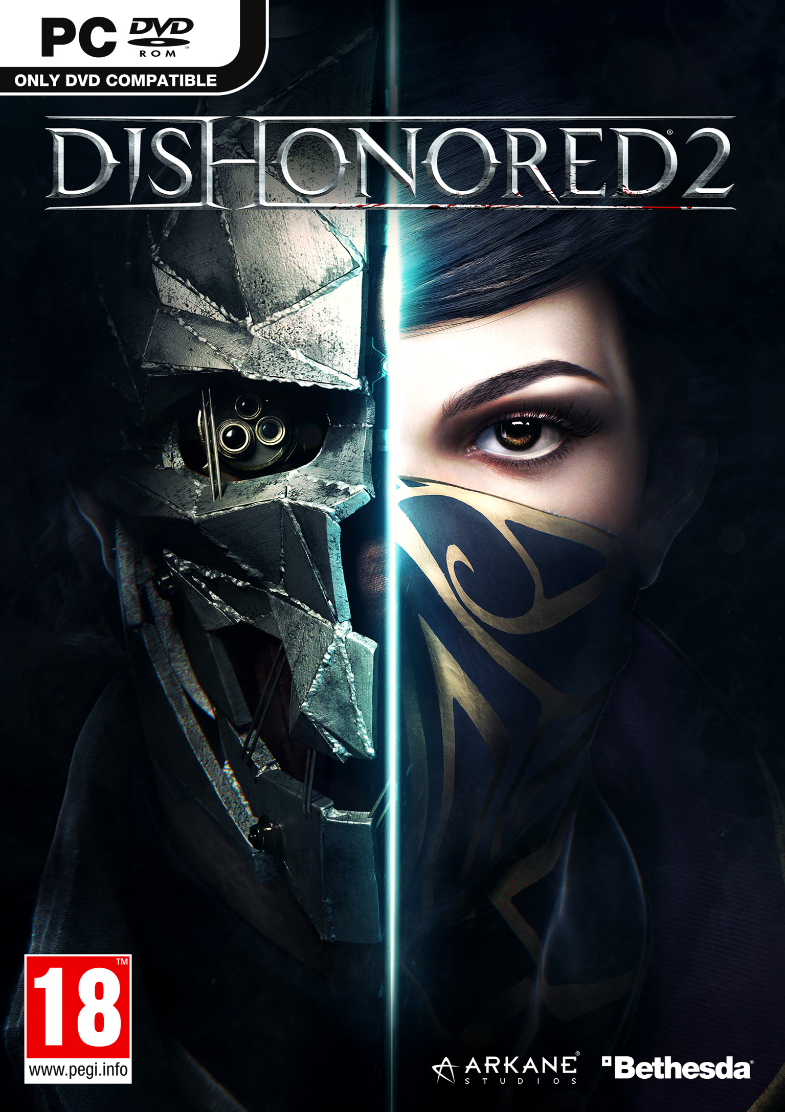 Dishonored 2 - pedn DVD obal