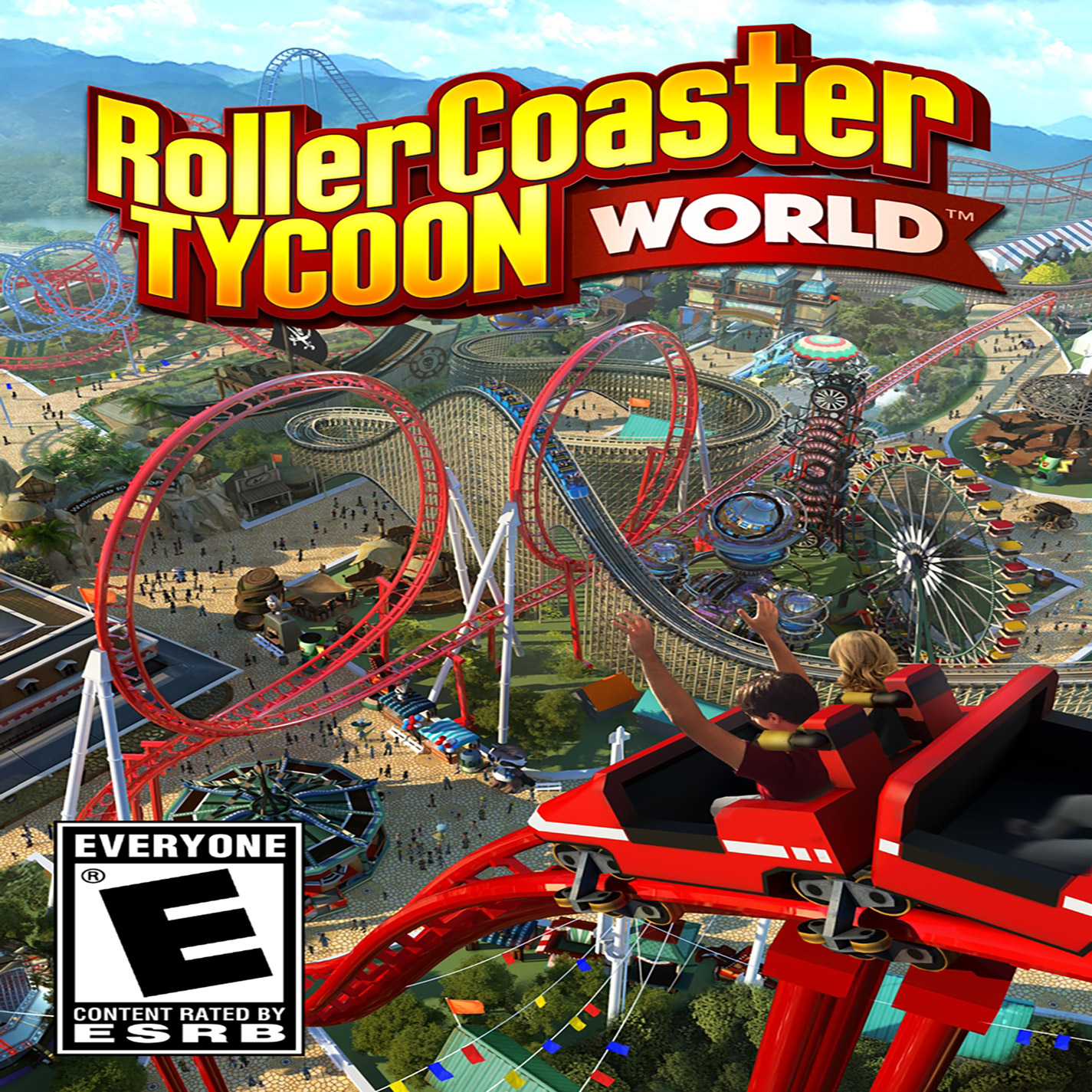 RollerCoaster Tycoon World - pedn CD obal