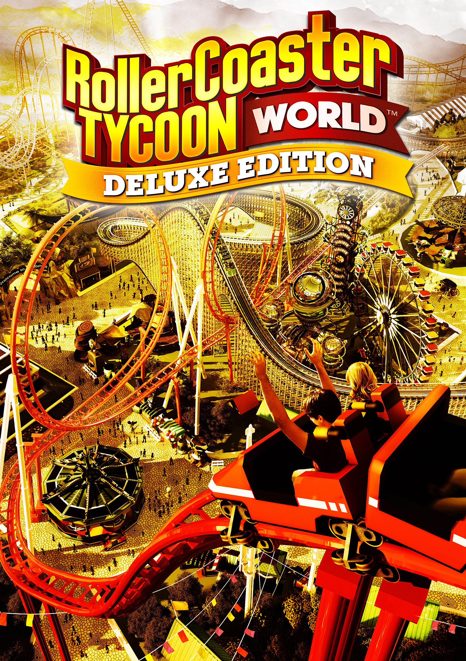 RollerCoaster Tycoon World - pedn DVD obal 2