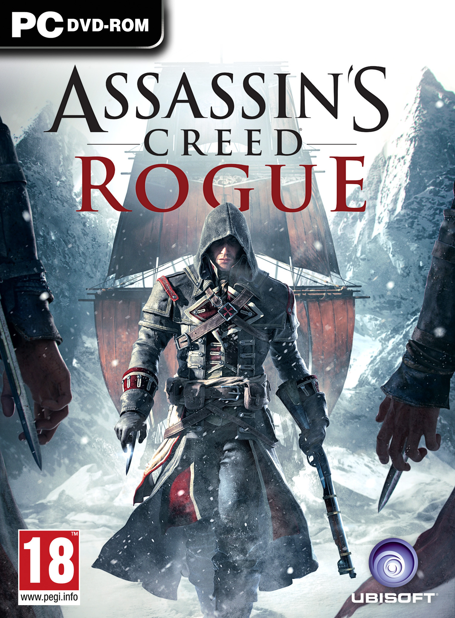 Assassin's Creed: Rogue - pedn DVD obal