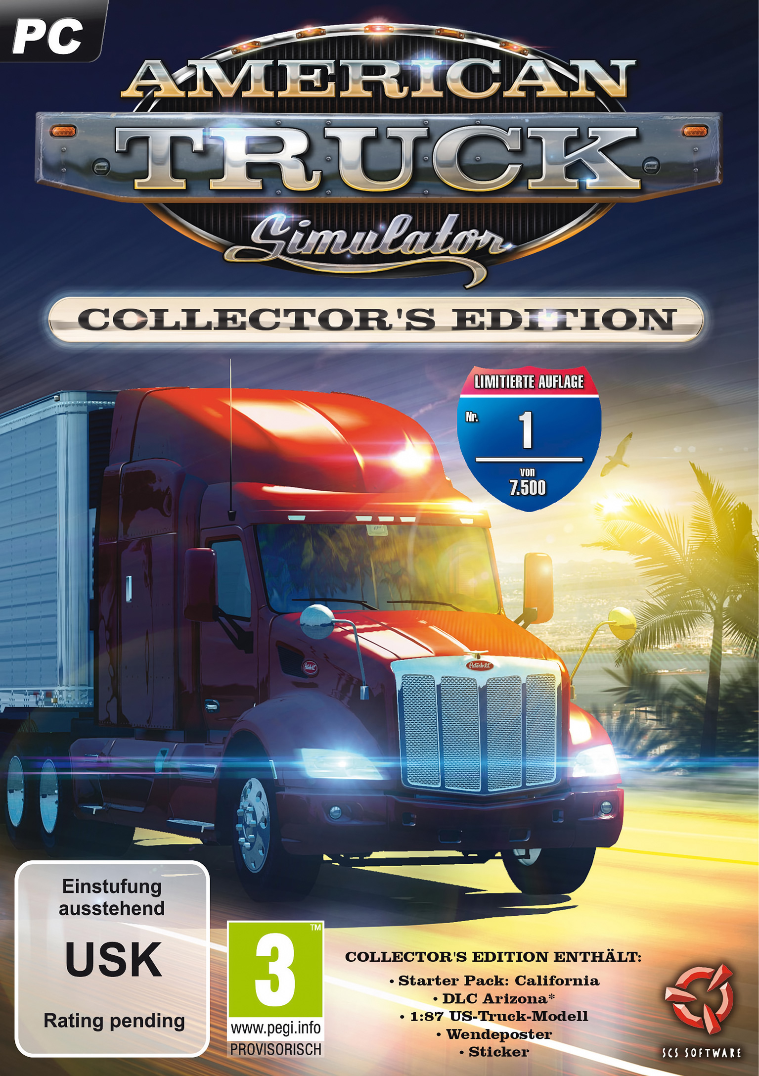 American Truck Simulator - pedn DVD obal 2