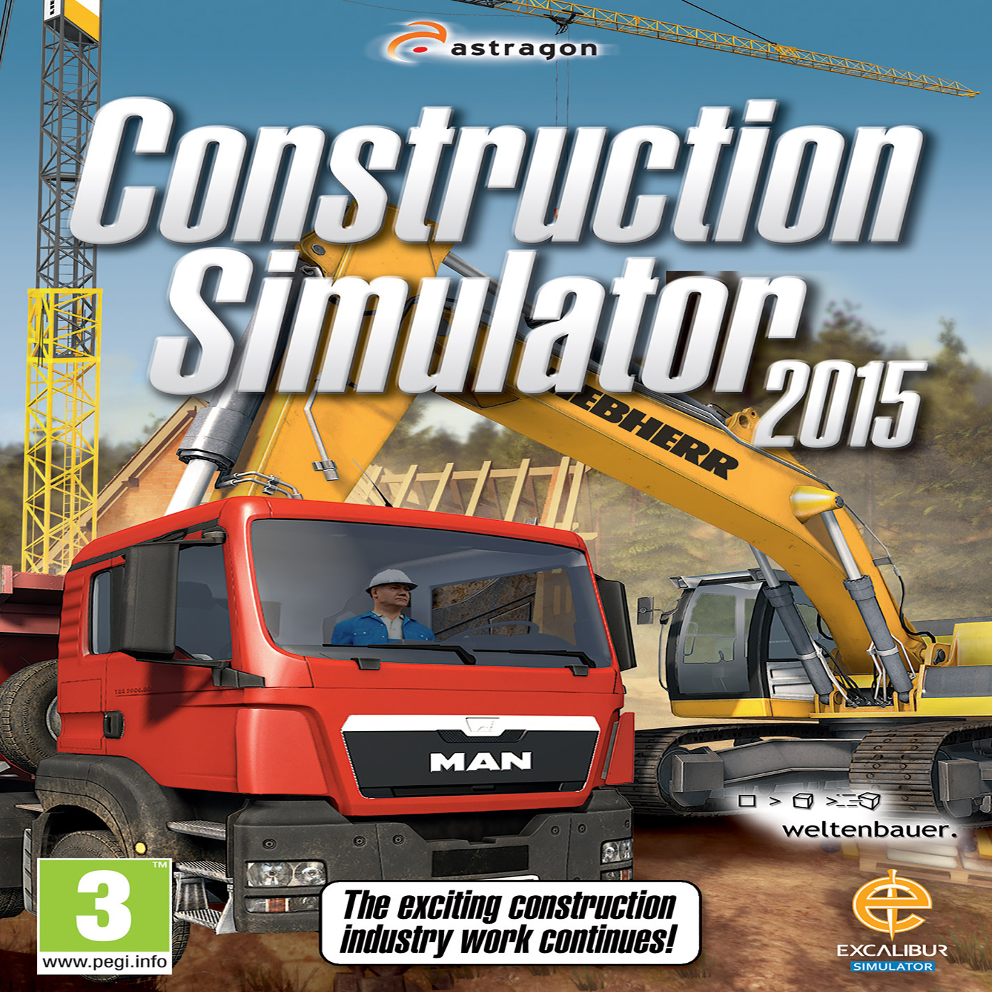 Construction Simulator 2015 - pedn CD obal