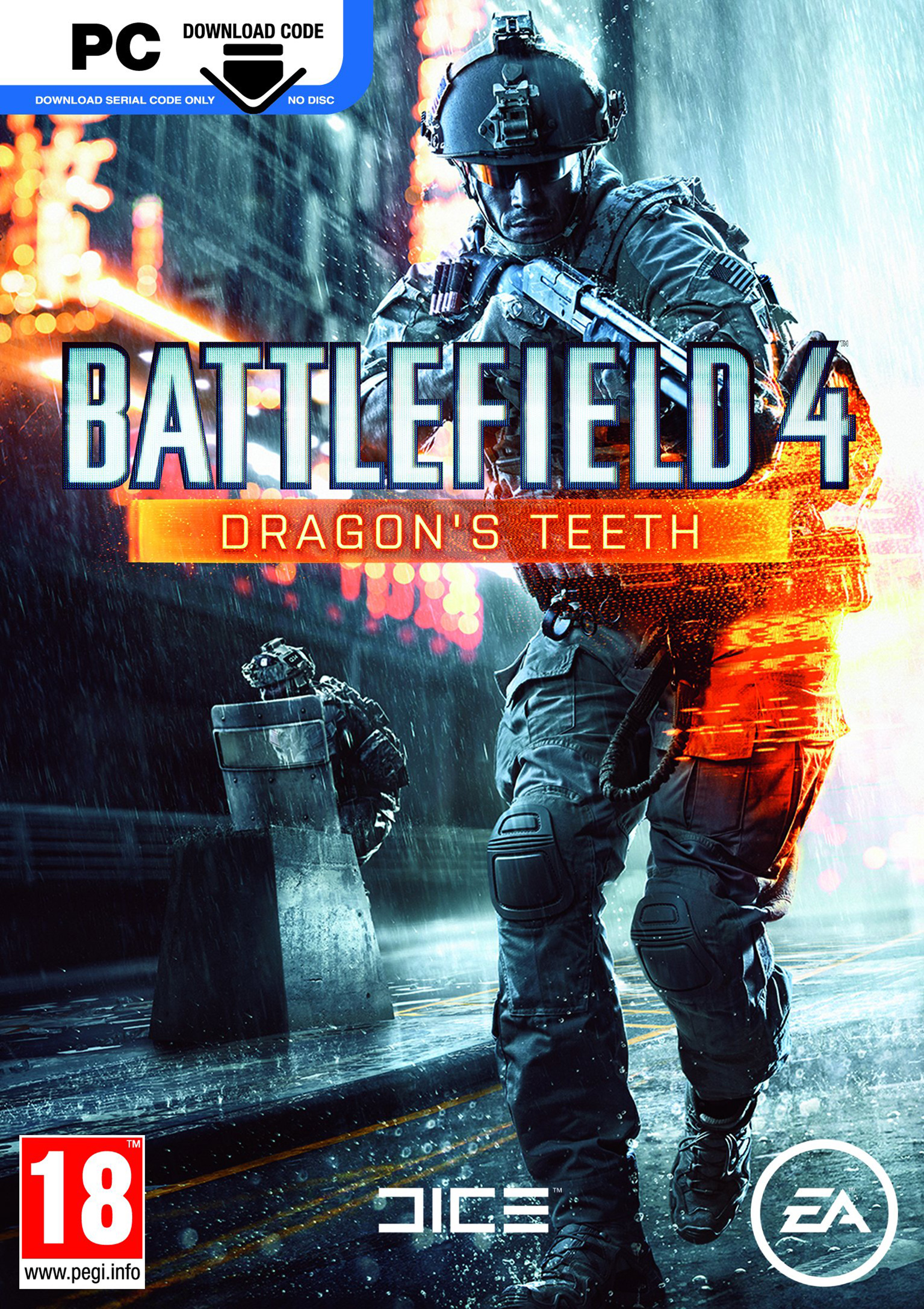 Battlefield 4: Dragon's Teeth - pedn DVD obal
