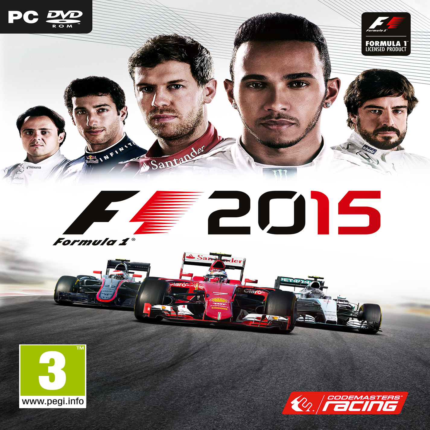 F1 2015 - pedn CD obal