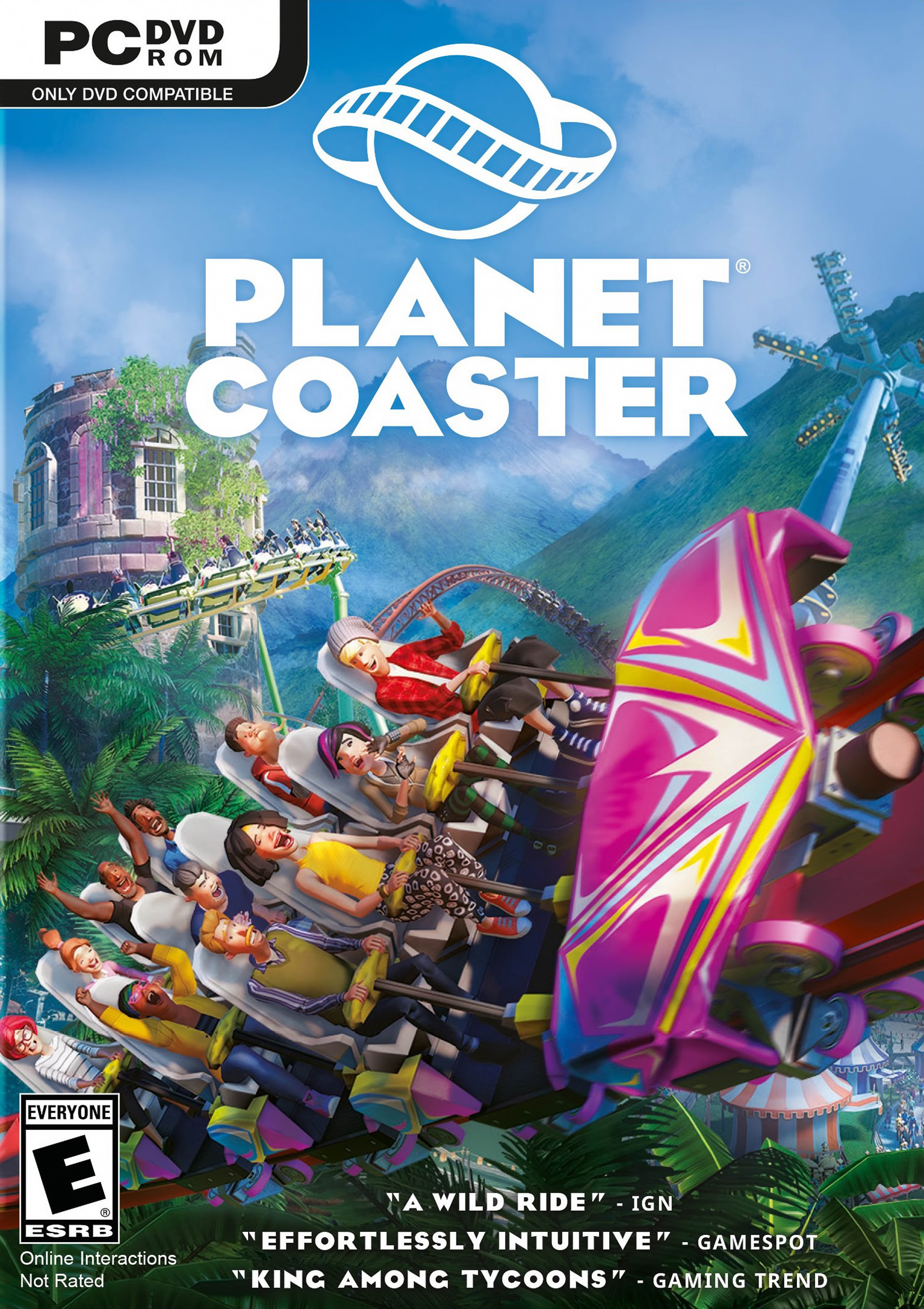 Planet Coaster - pedn DVD obal