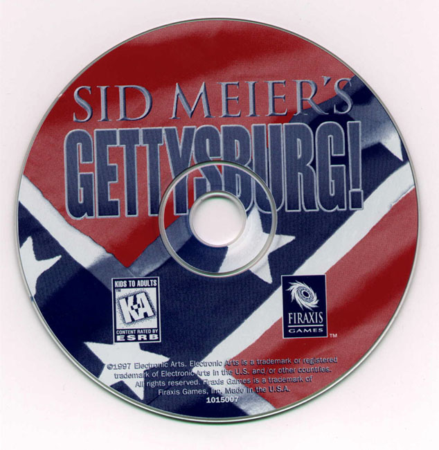 Sid Meier's Gettysburg! - CD obal