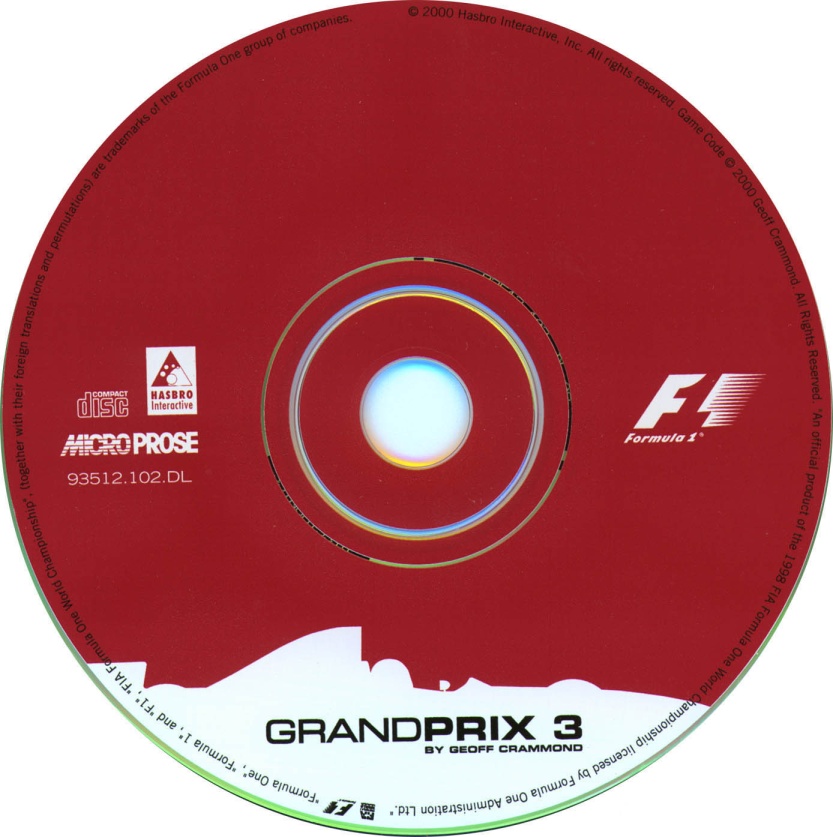 Grand Prix 3: By Geoff Crammond - CD obal