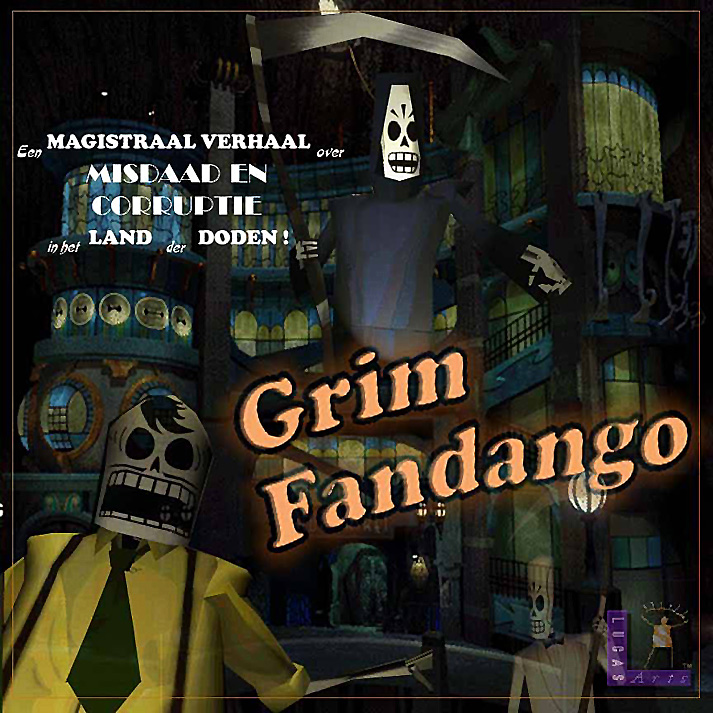 Grim Fandango - pedn CD obal 2