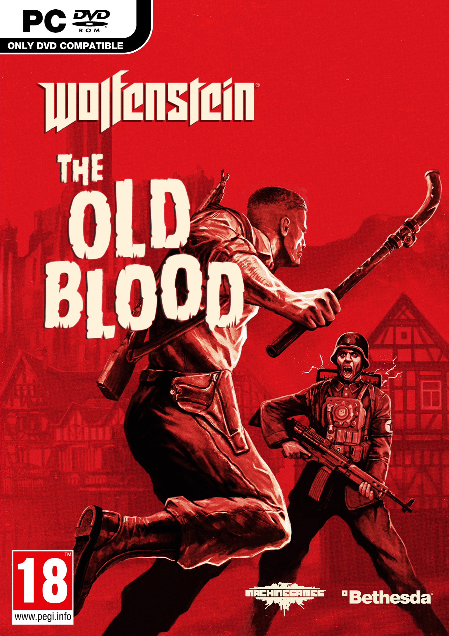 Wolfenstein: The Old Blood - pedn DVD obal