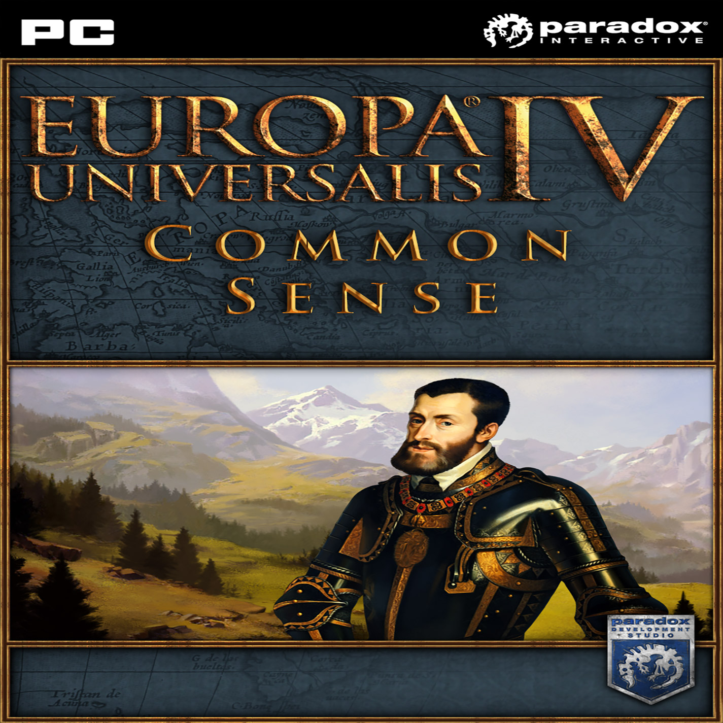 Europa Universalis IV: Common Sense - pedn CD obal