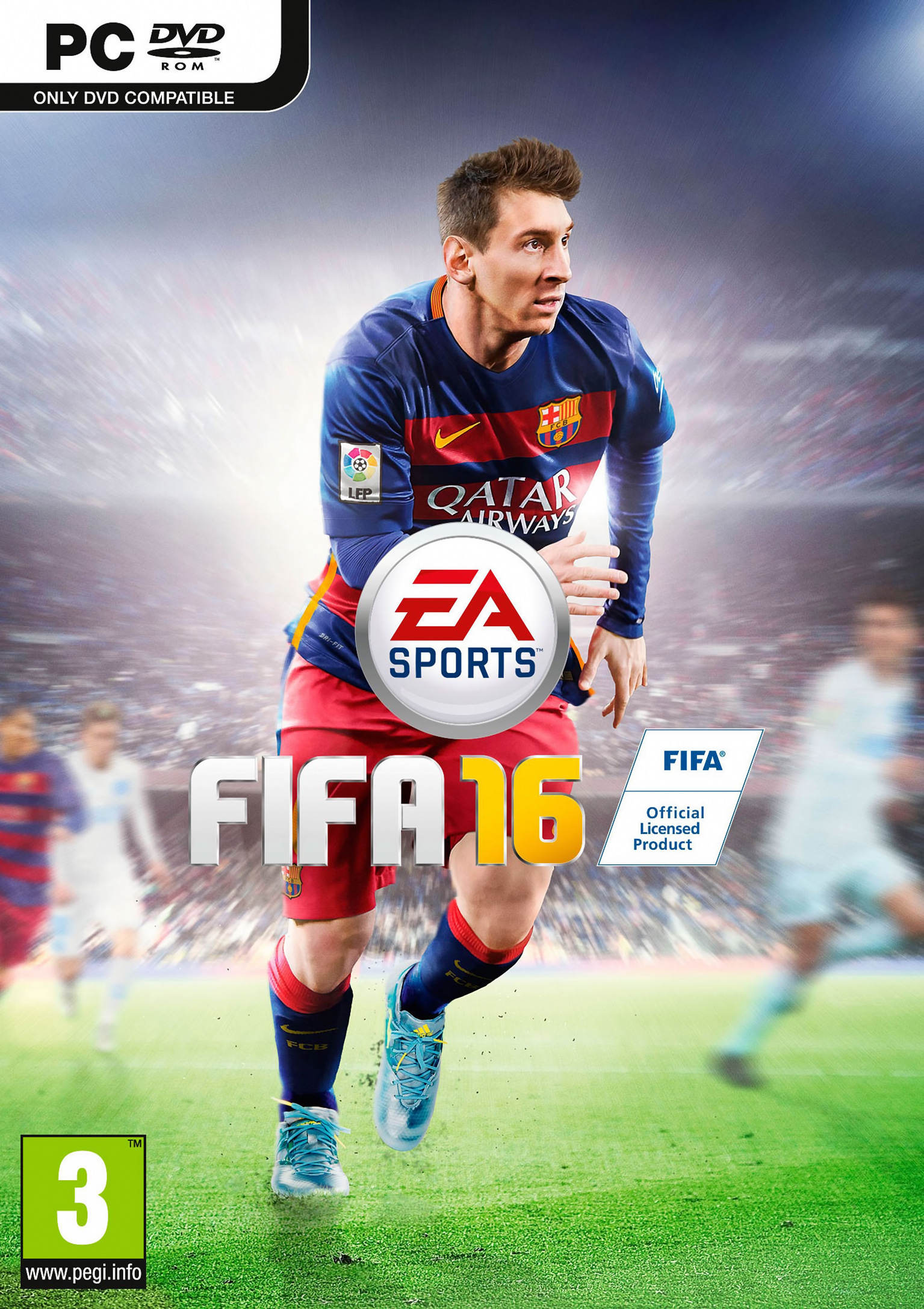 FIFA 16 - pedn DVD obal