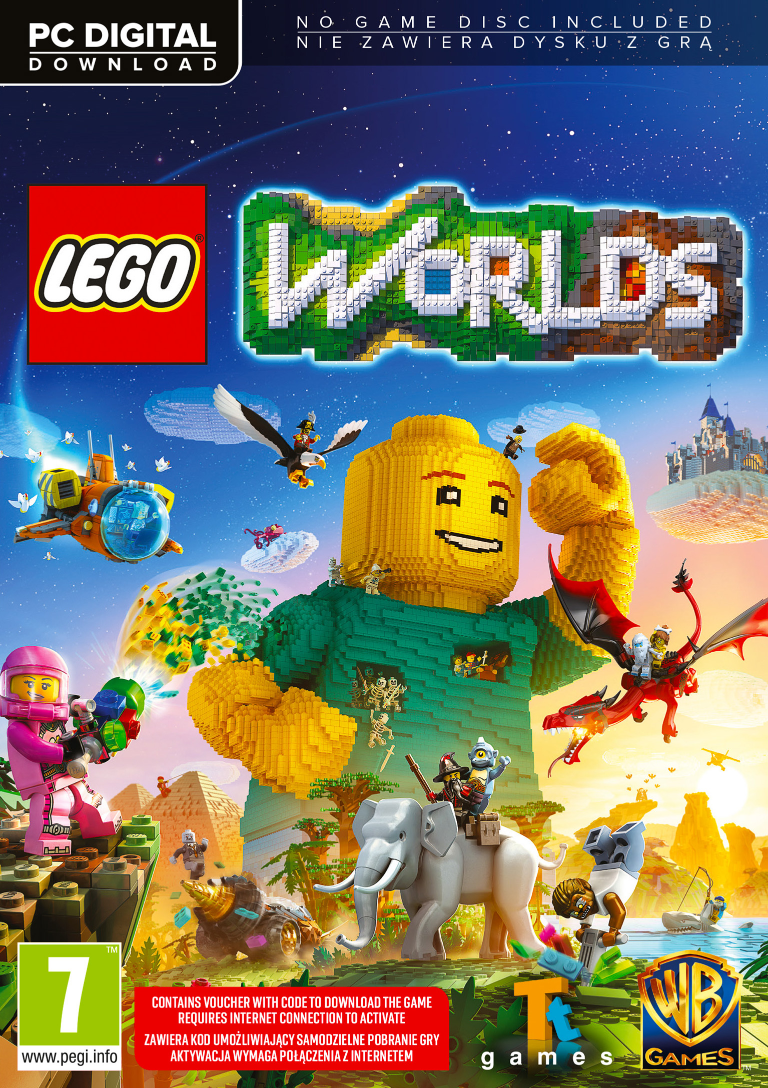 LEGO Worlds - pedn DVD obal