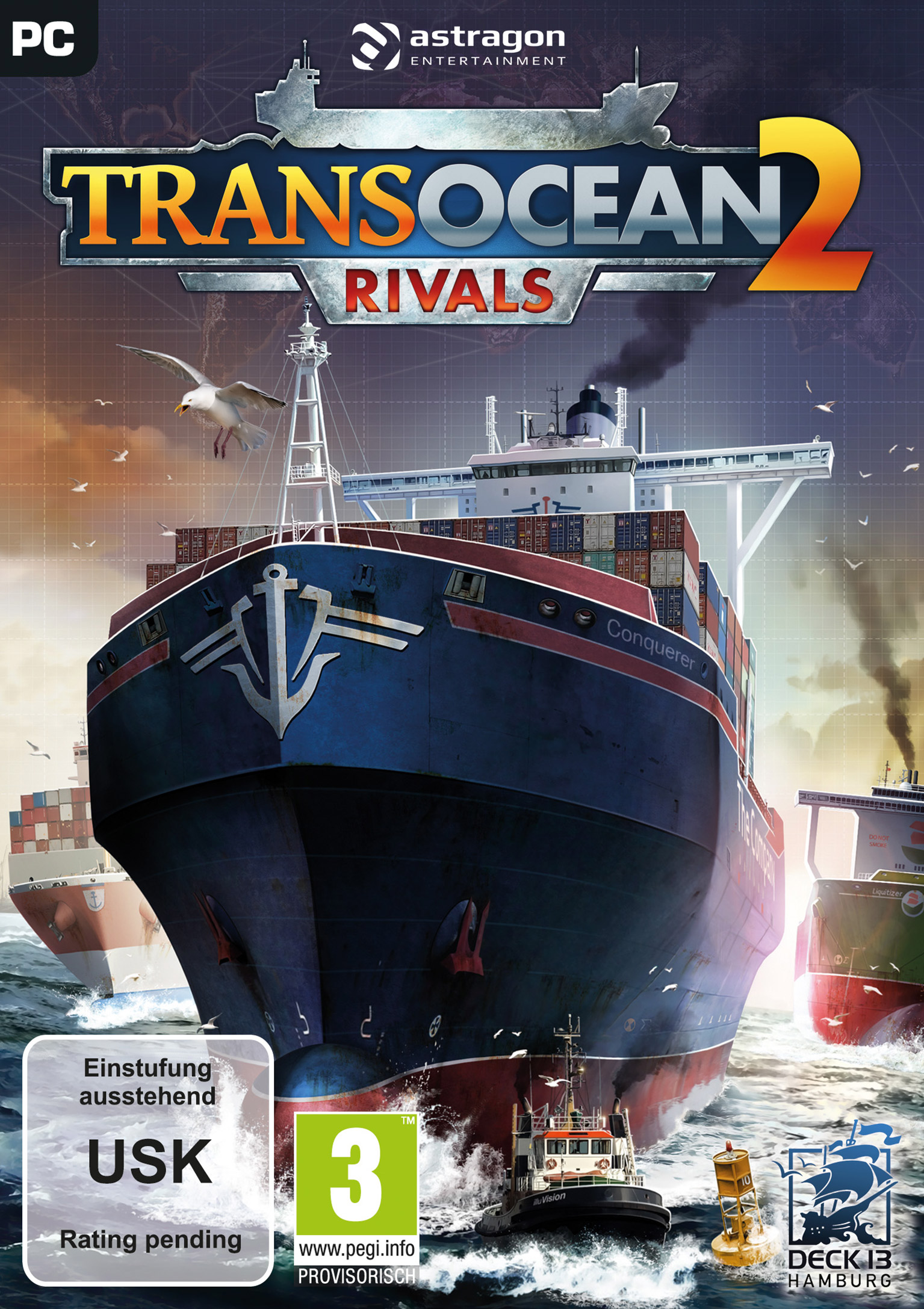 TransOcean 2: Rivals - pedn DVD obal