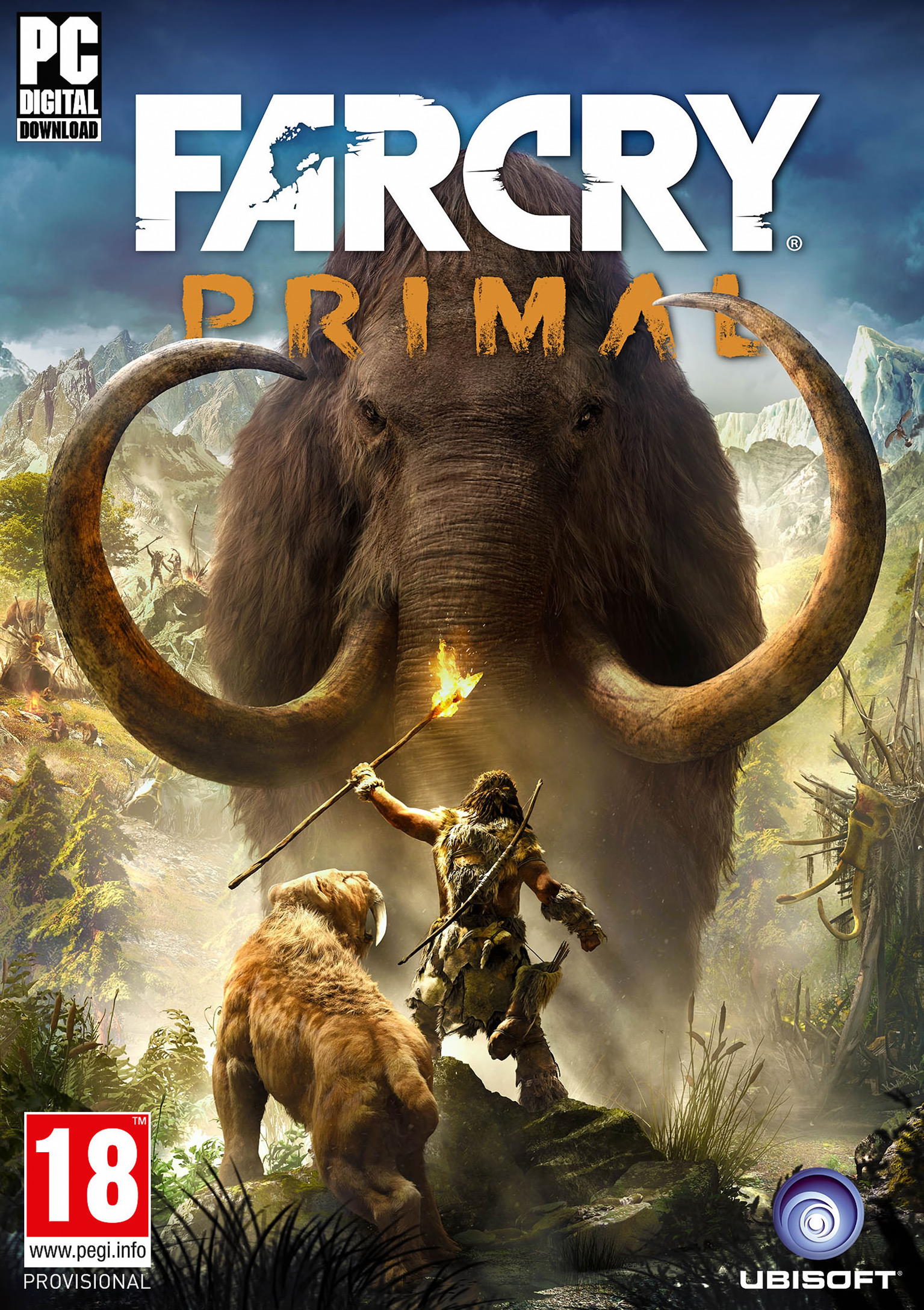 Far Cry Primal - pedn DVD obal
