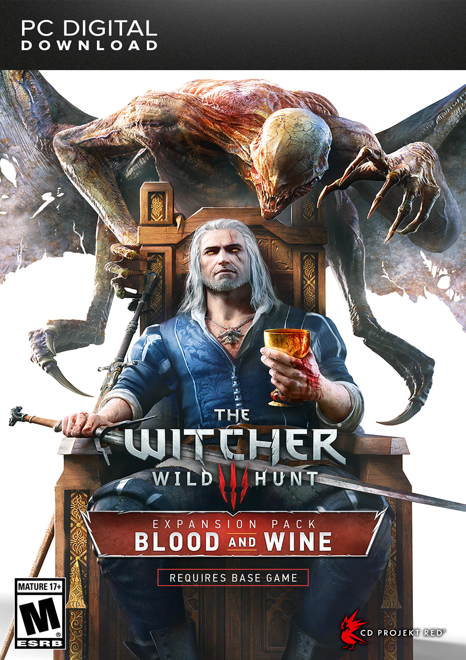 The Witcher 3: Wild Hunt - Blood and Wine - pedn DVD obal
