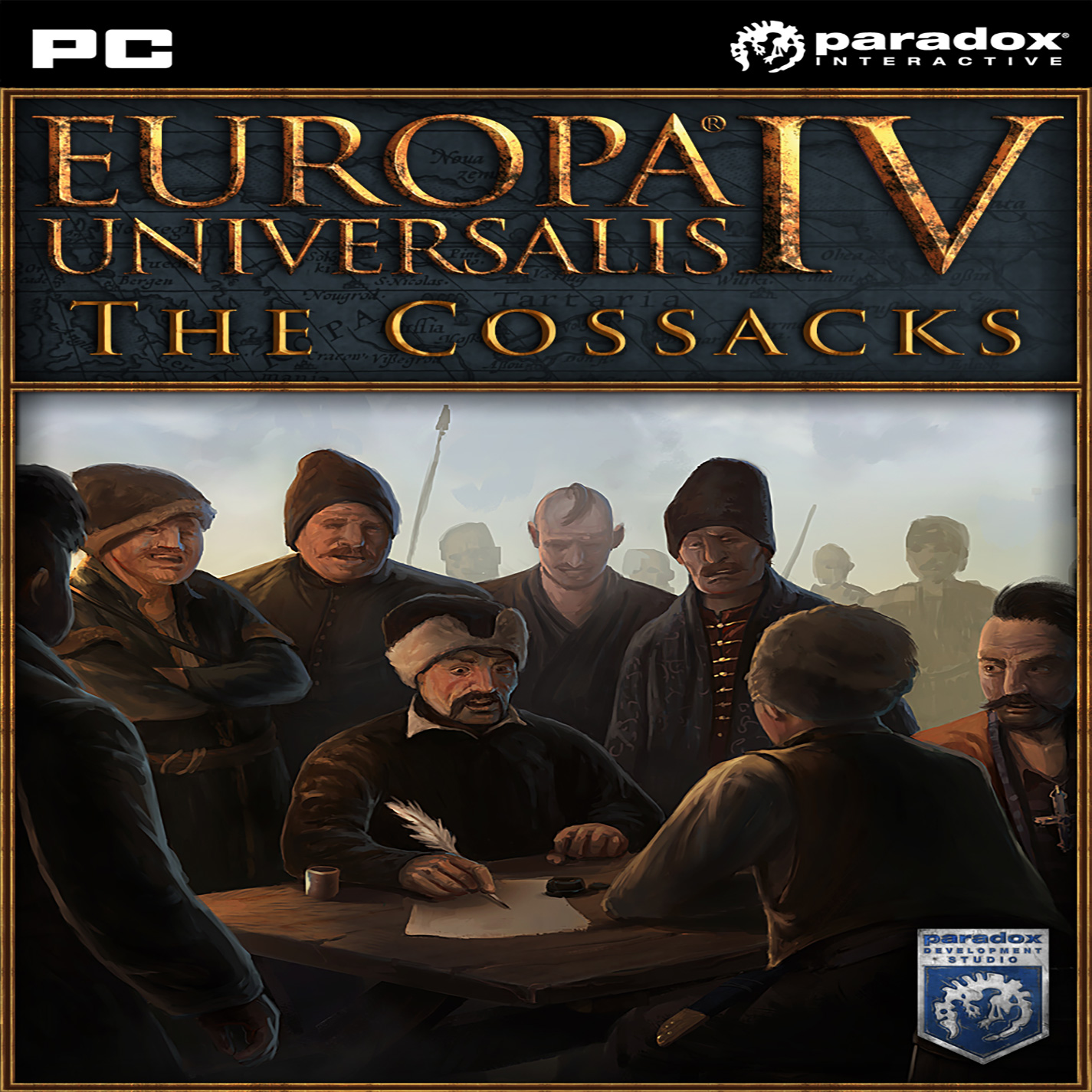Europa Universalis IV: The Cossacks - pedn CD obal
