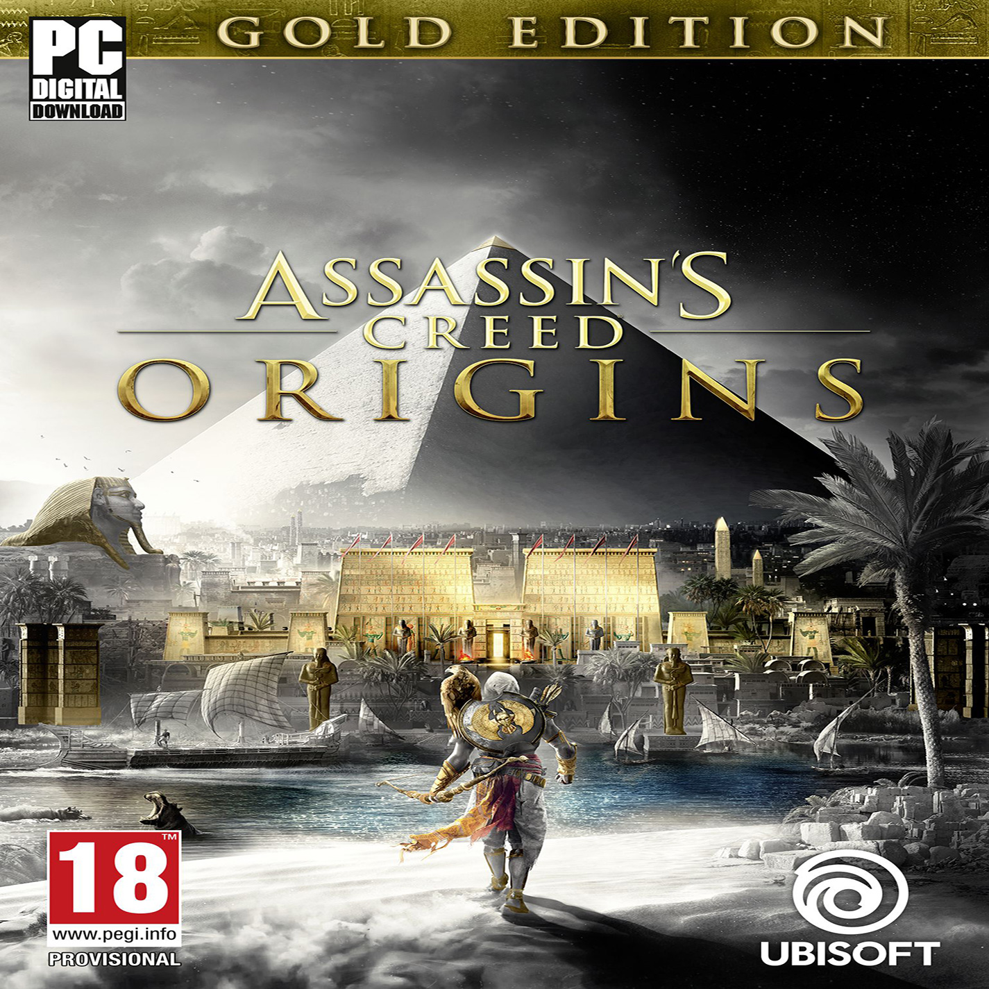 Assassin's Creed: Origins - pedn CD obal 3