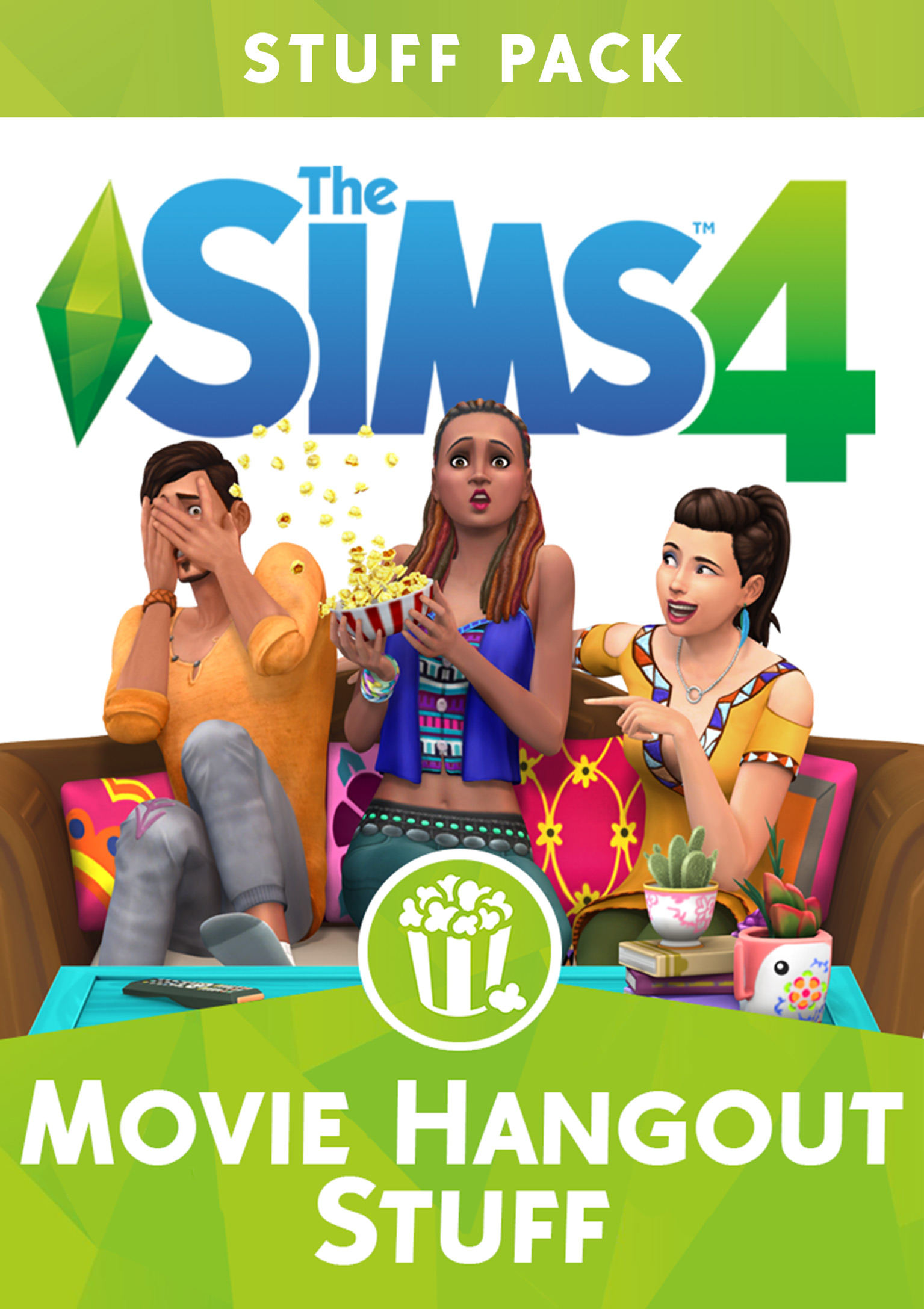 The Sims 4: Movie Hangout Stuff - pedn DVD obal