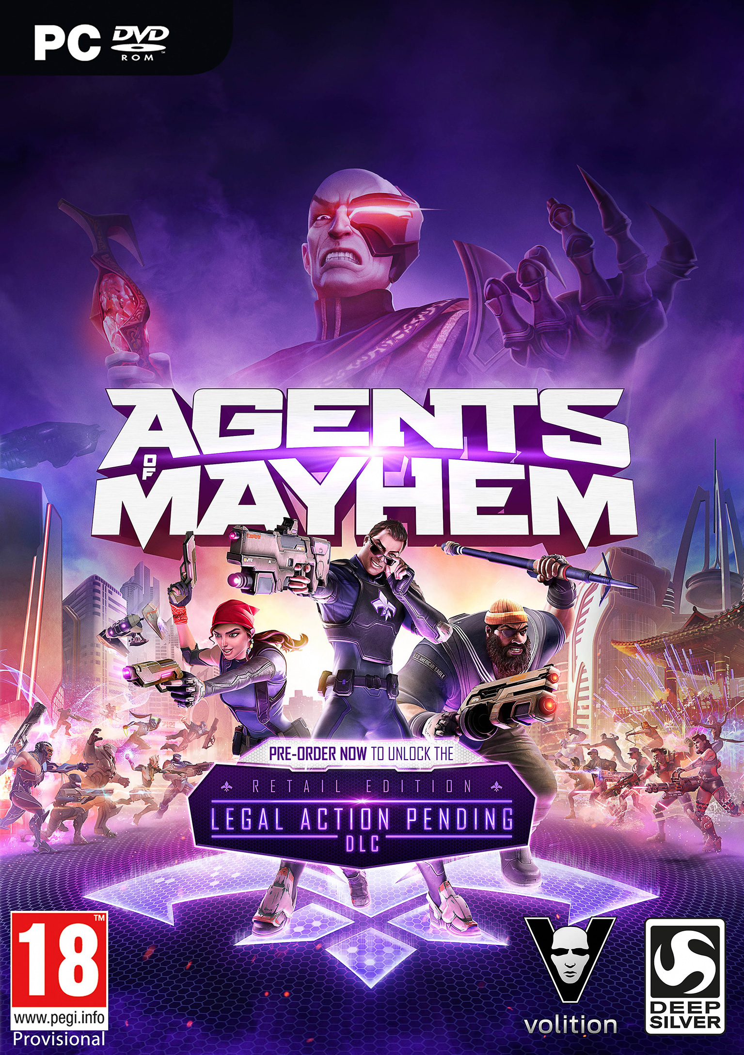 Agents of Mayhem - pedn DVD obal
