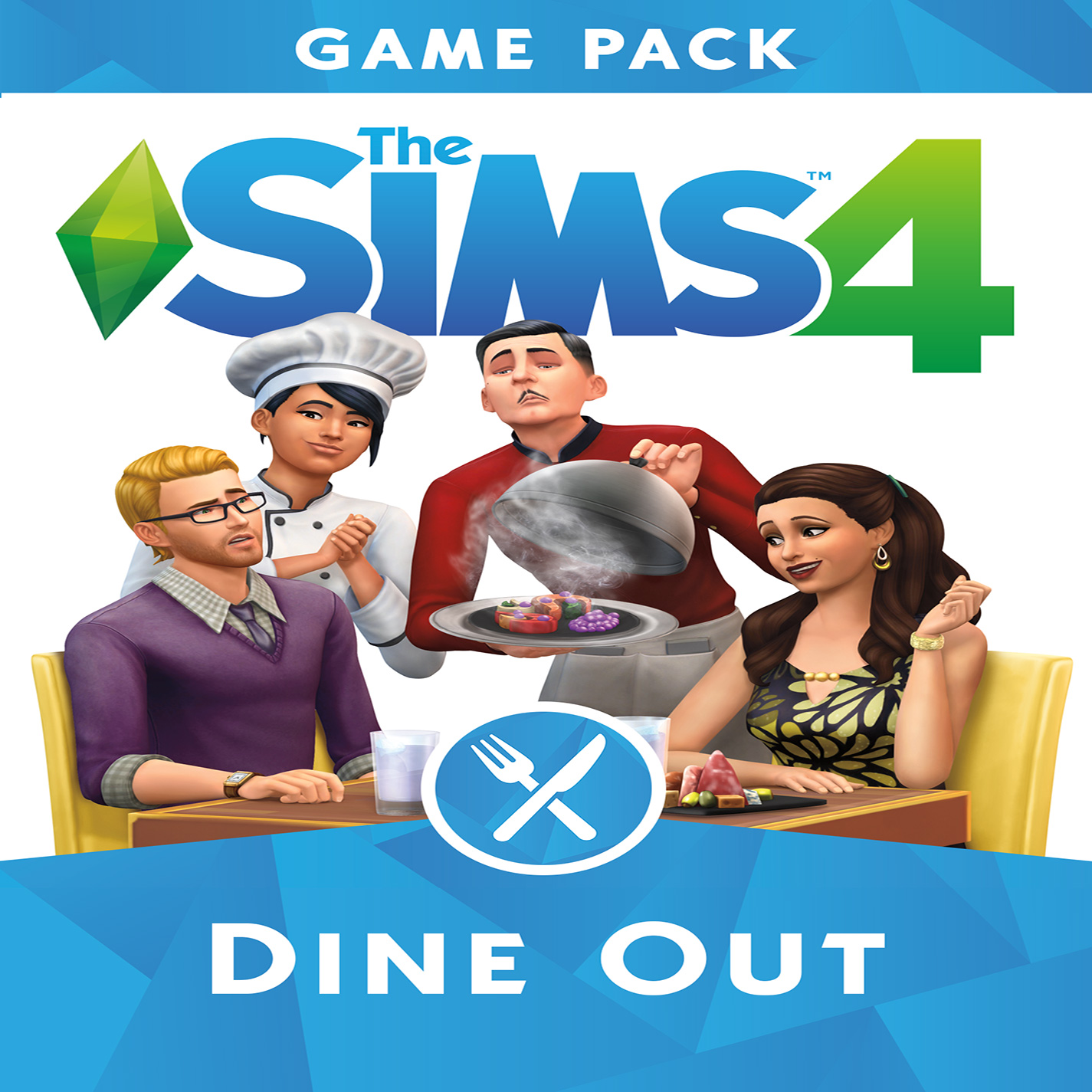 The Sims 4: Dine Out - pedn CD obal