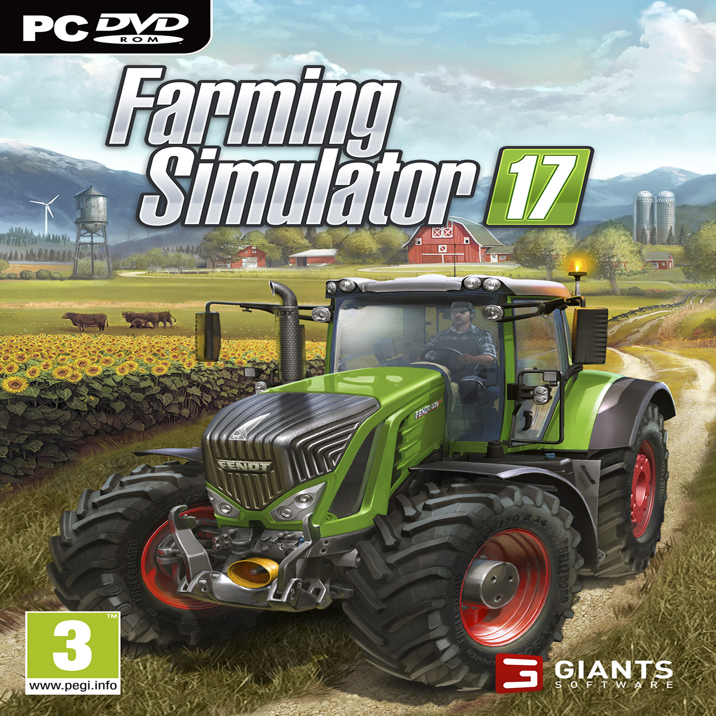 Farming Simulator 17 - pedn CD obal
