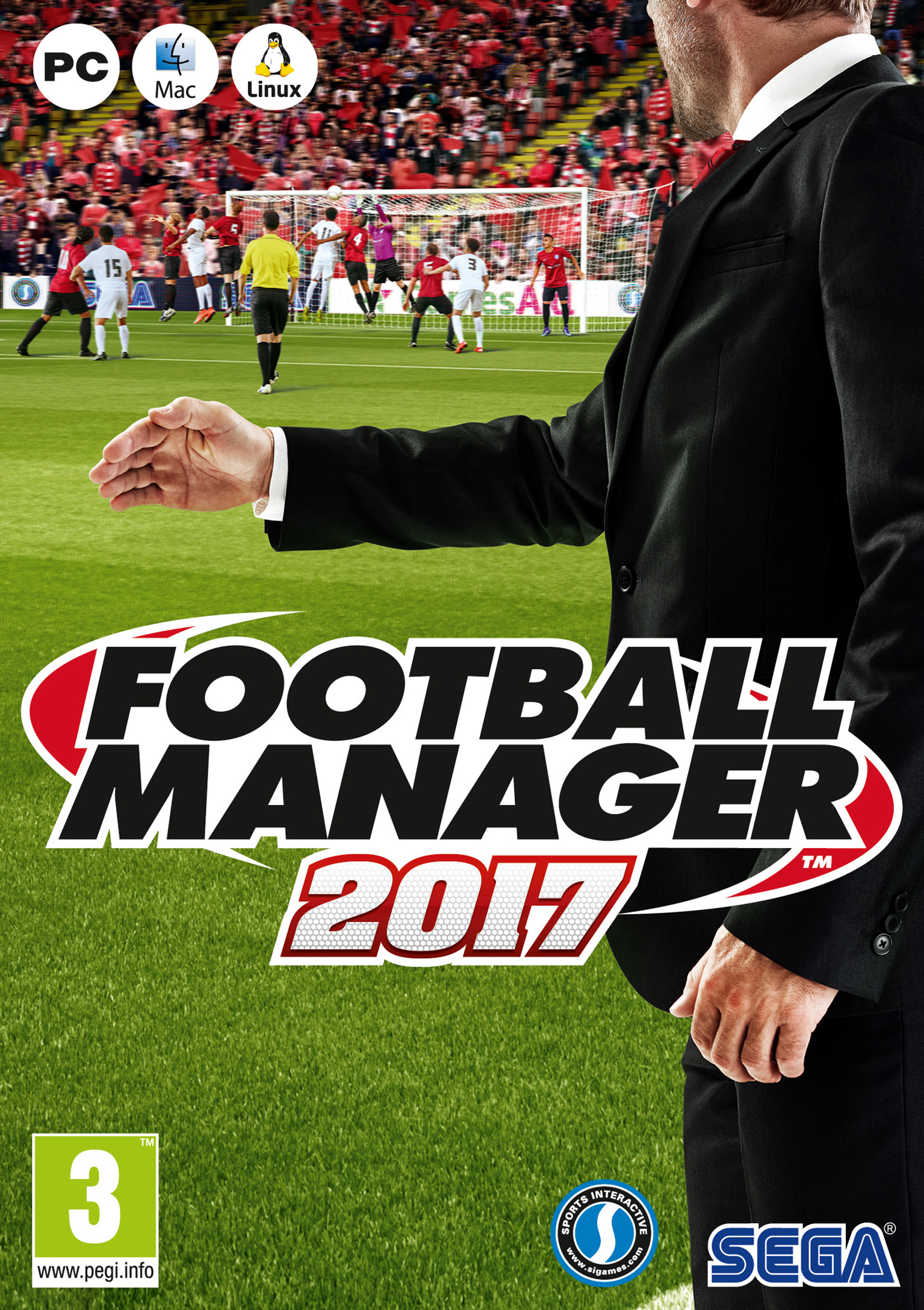 Football Manager 2017 - pedn DVD obal