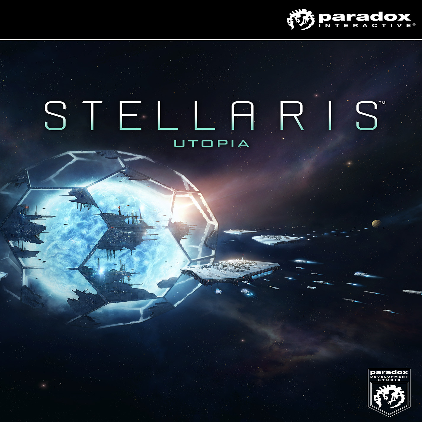 Stellaris: Utopia - pedn CD obal