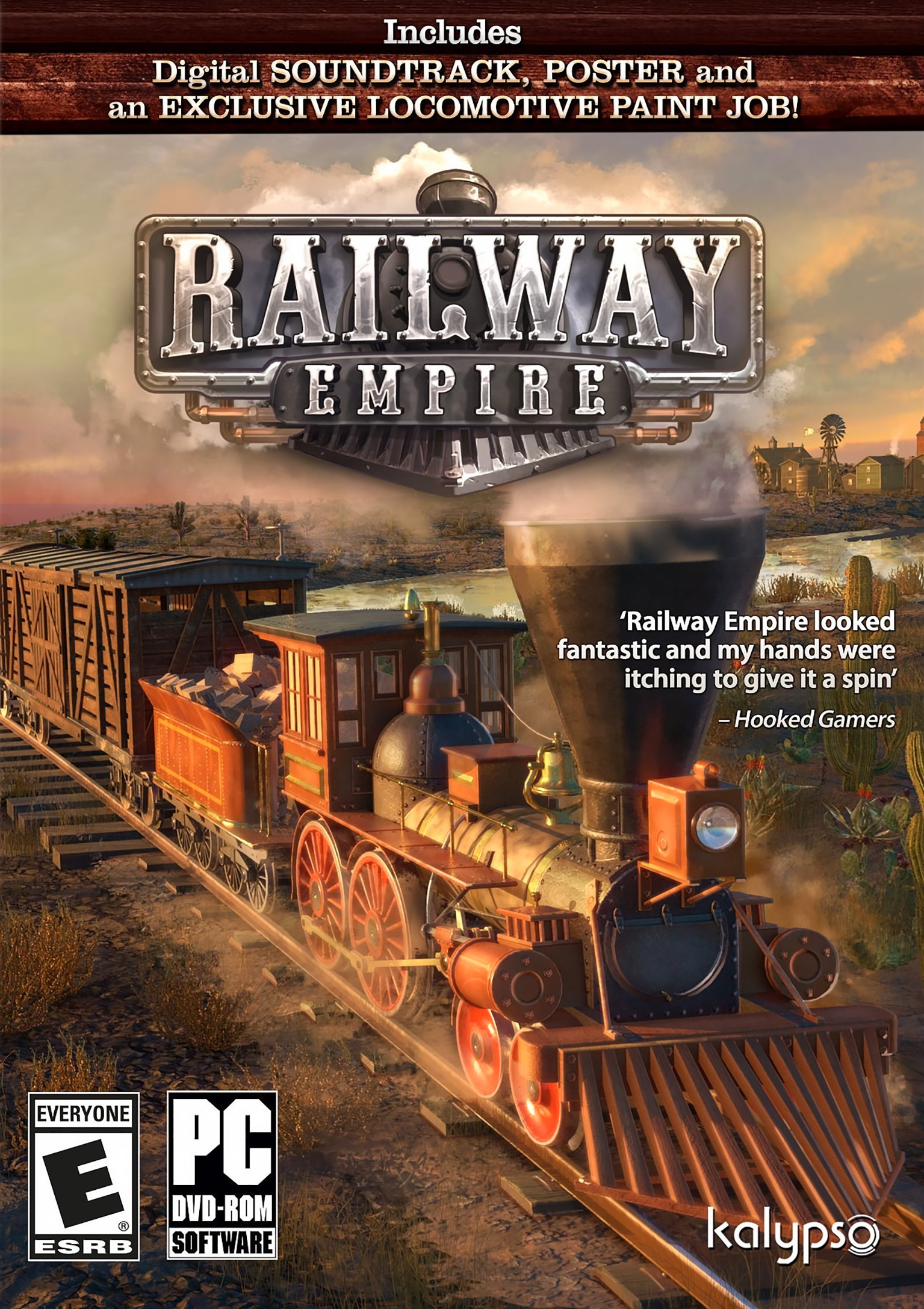 Railway Empire - pedn DVD obal