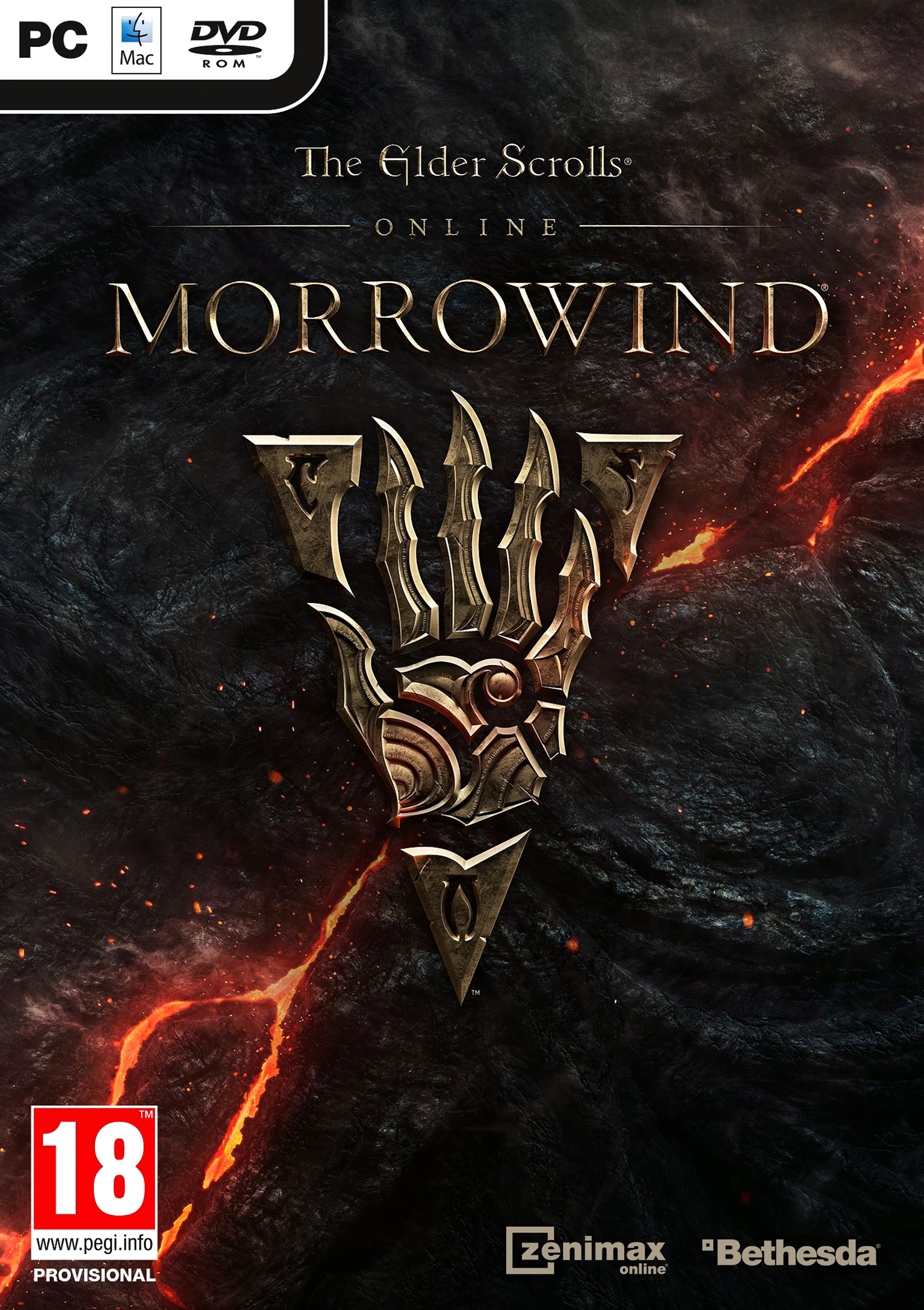 The Elder Scrolls Online: Morrowind - pedn DVD obal