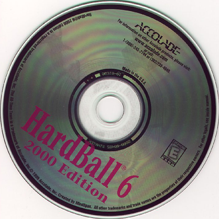 HardBall 6: 2000 Edition - CD obal
