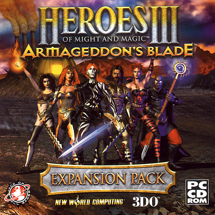 Heroes of Might & Magic 3: Armageddon's Blade - pedn CD obal
