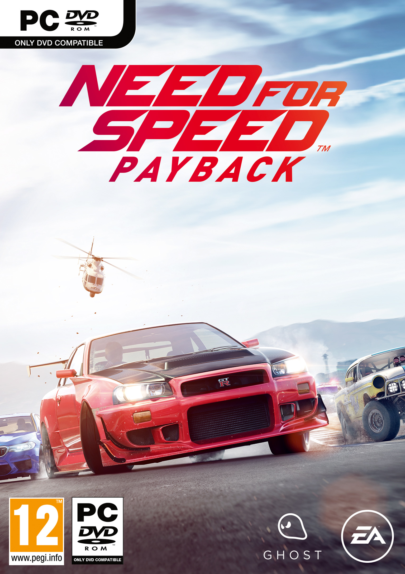Need for Speed Payback - pedn DVD obal