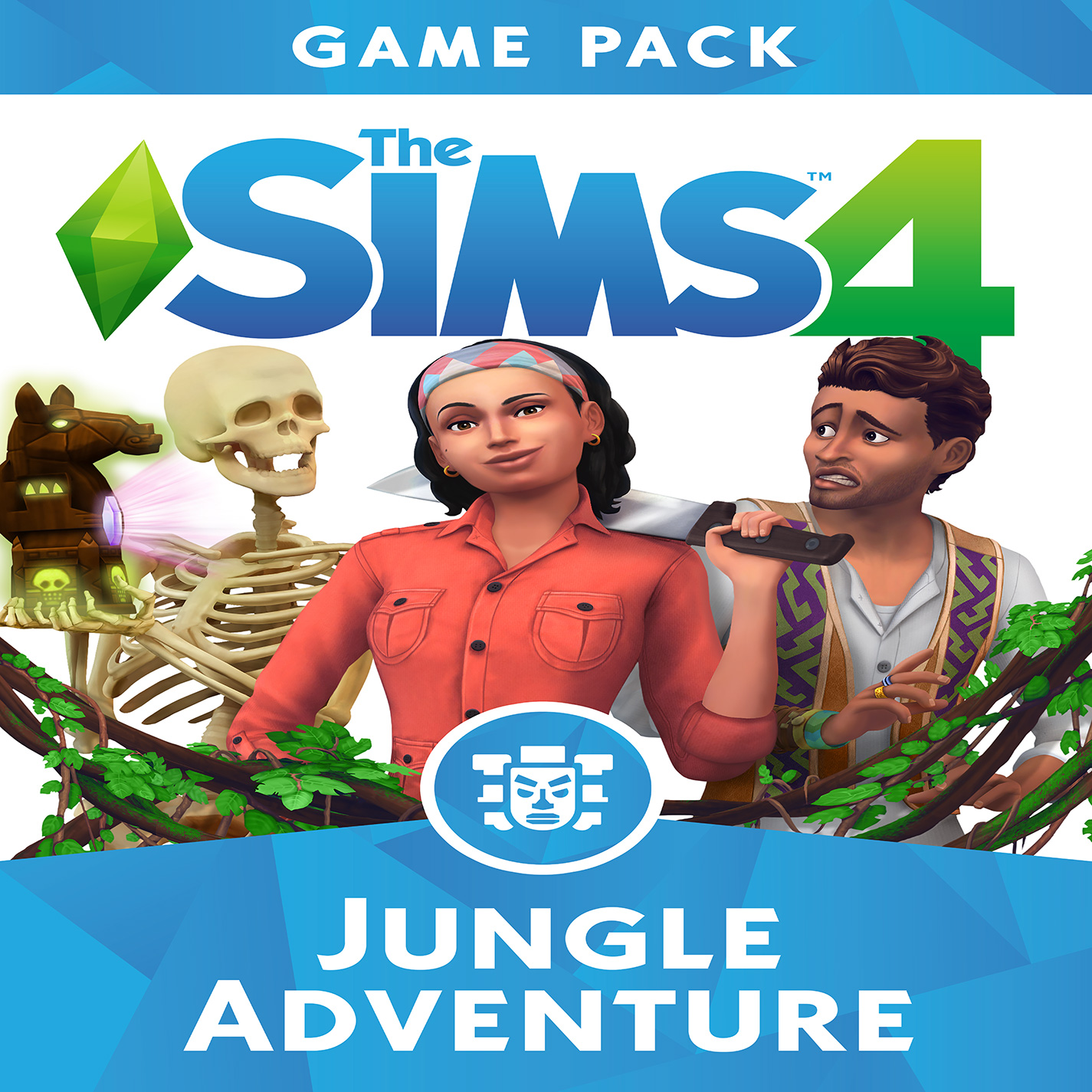 The Sims 4: Jungle Adventure - pedn CD obal
