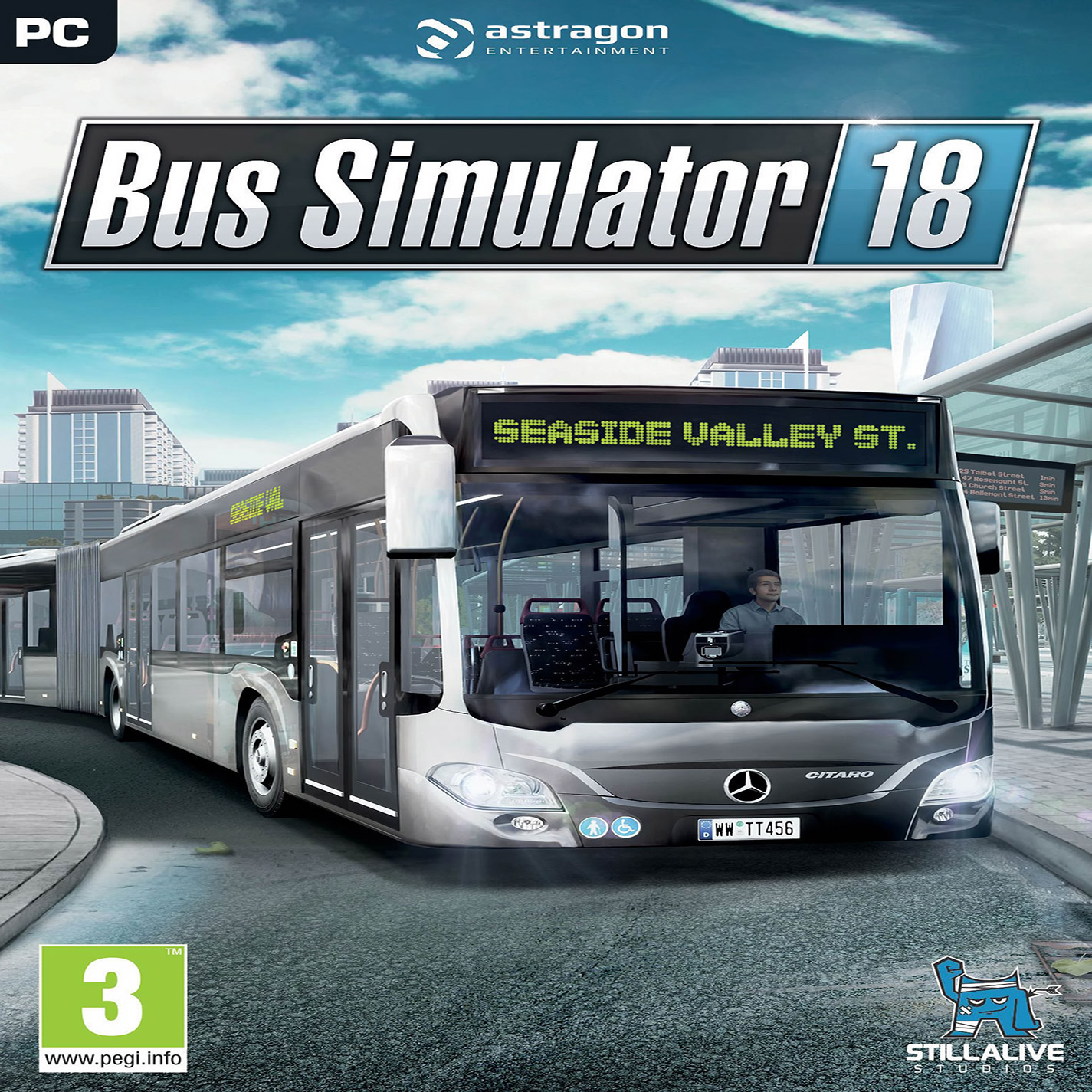 Bus Simulator 18 - pedn CD obal