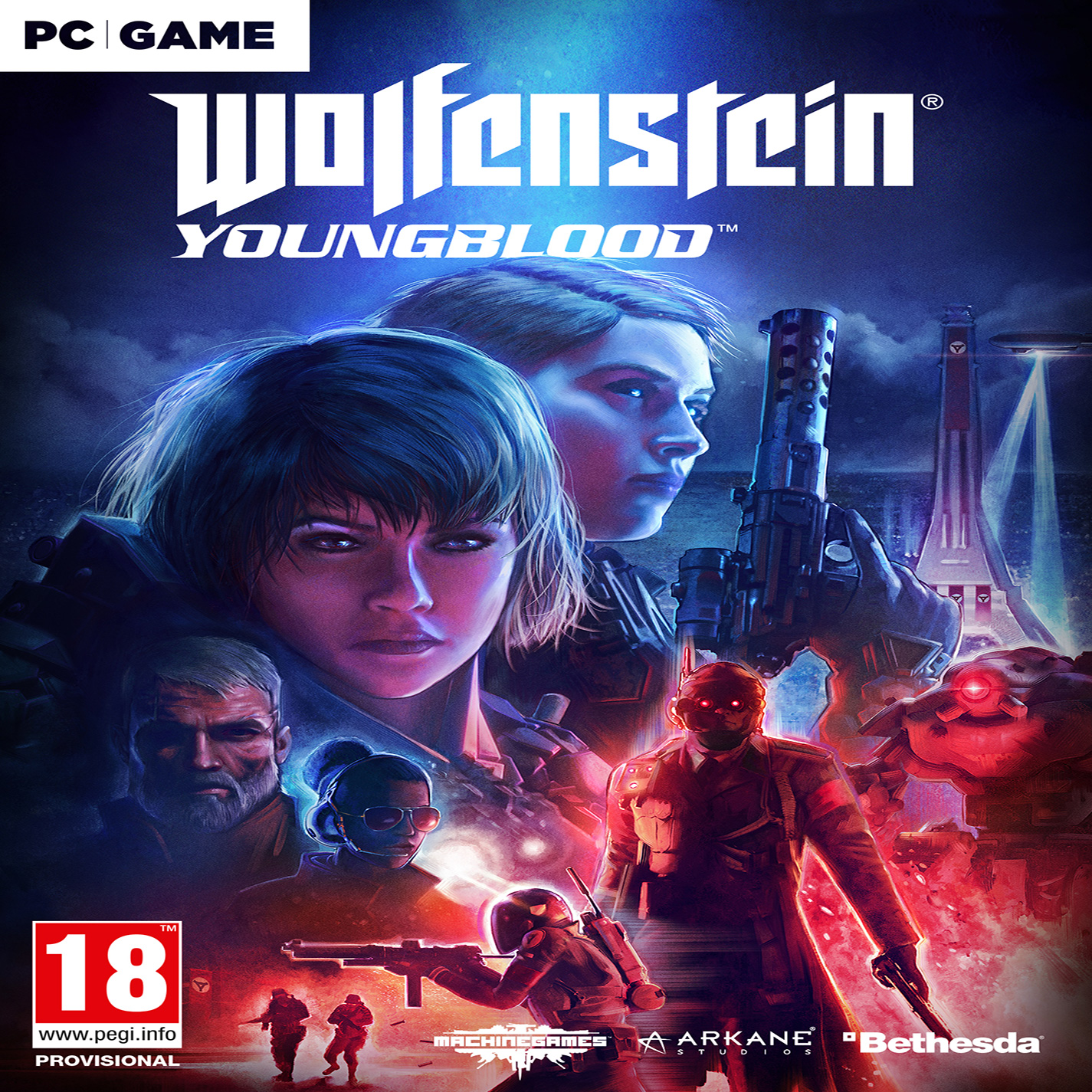 Wolfenstein: Youngblood - pedn CD obal