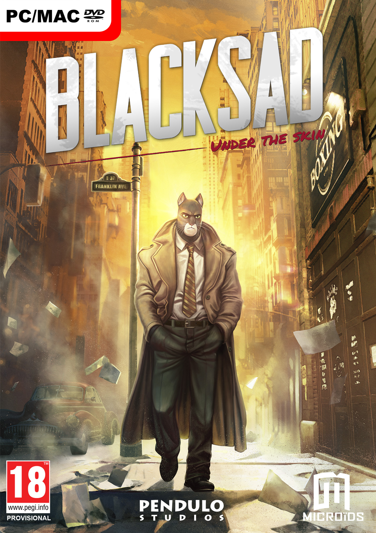 Blacksad: Under the Skin - pedn DVD obal