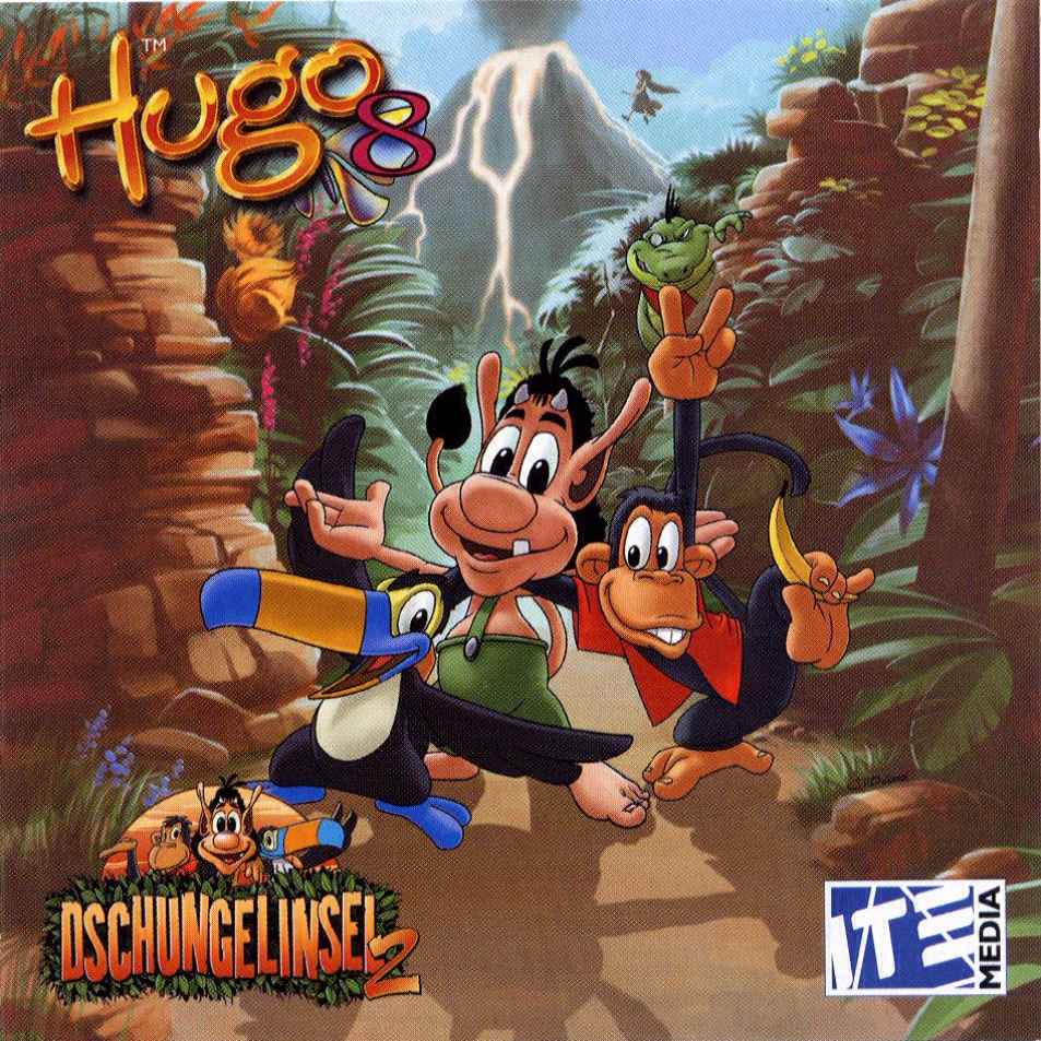 Hugo 8: Dschungelinsel 2 - pedn CD obal