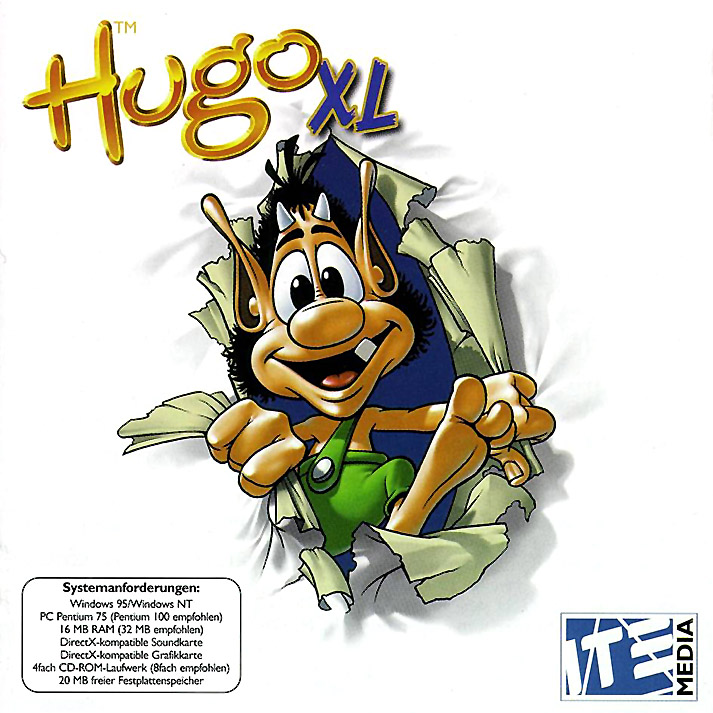 Hugo XL - pedn CD obal