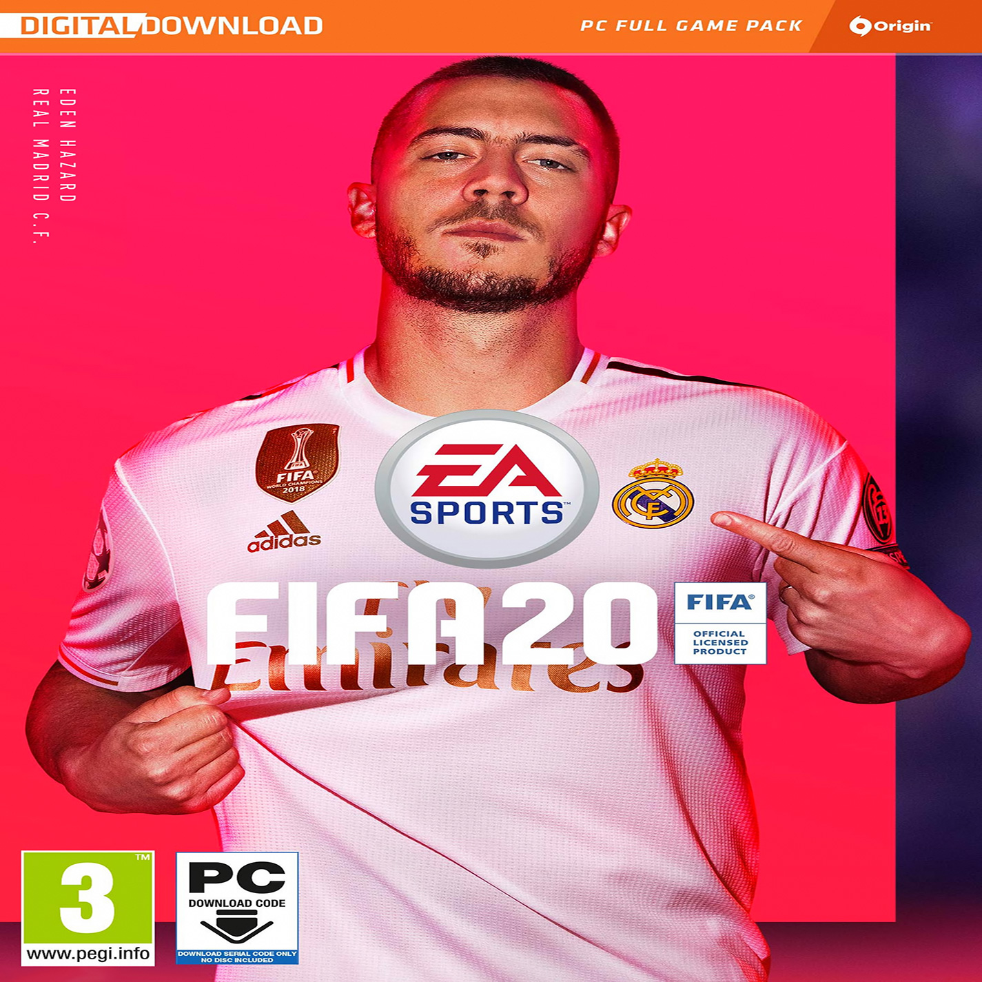 FIFA 20 - pedn CD obal