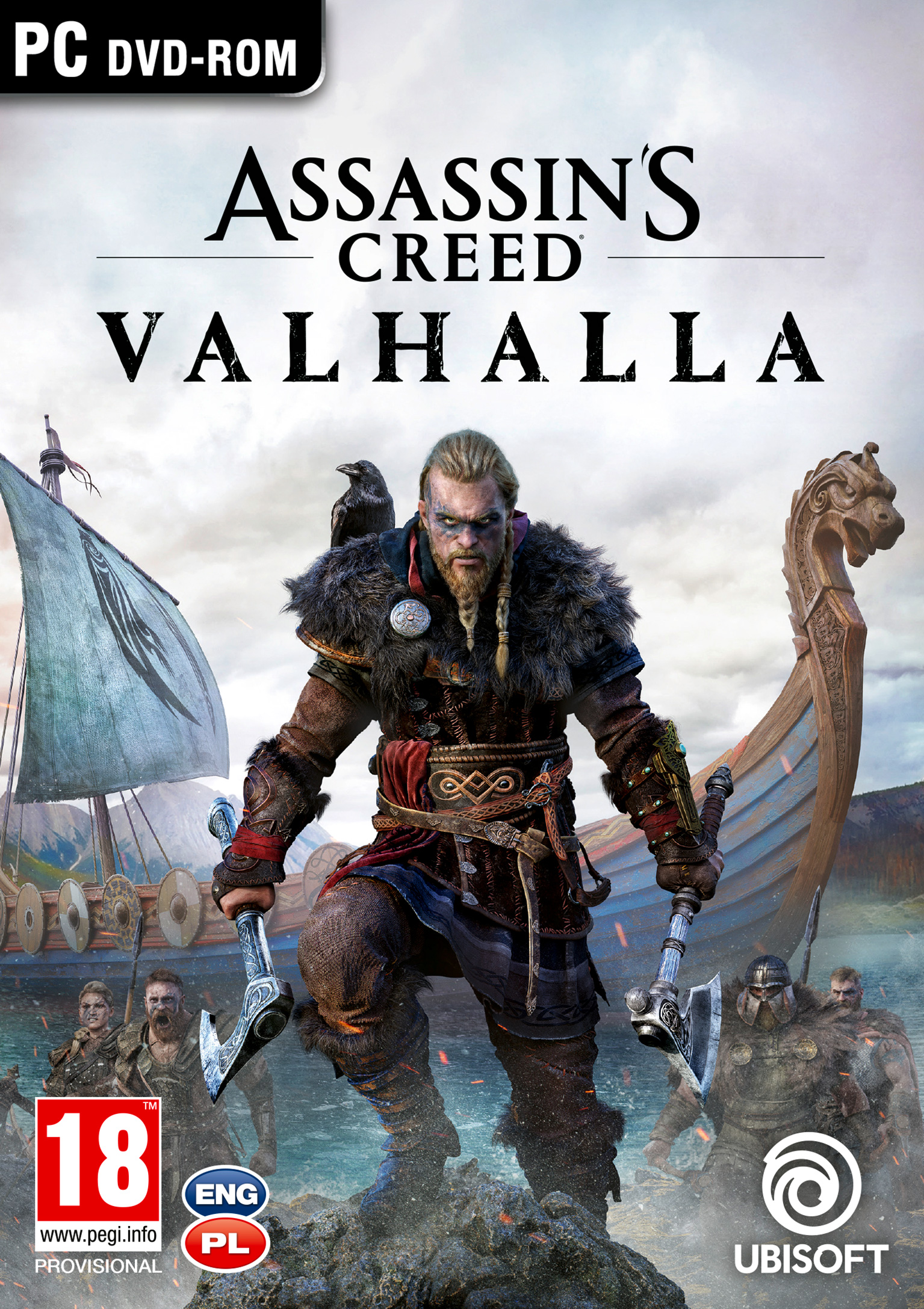 Assassin's Creed: Valhalla - pedn DVD obal