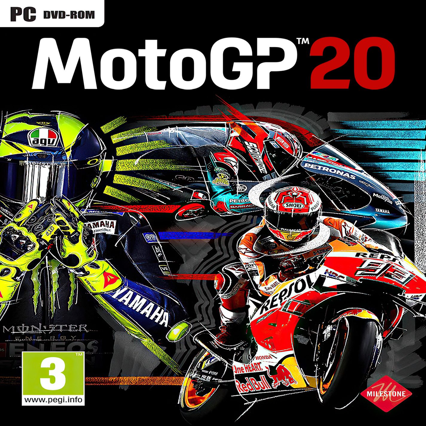 MotoGP 20 - pedn CD obal