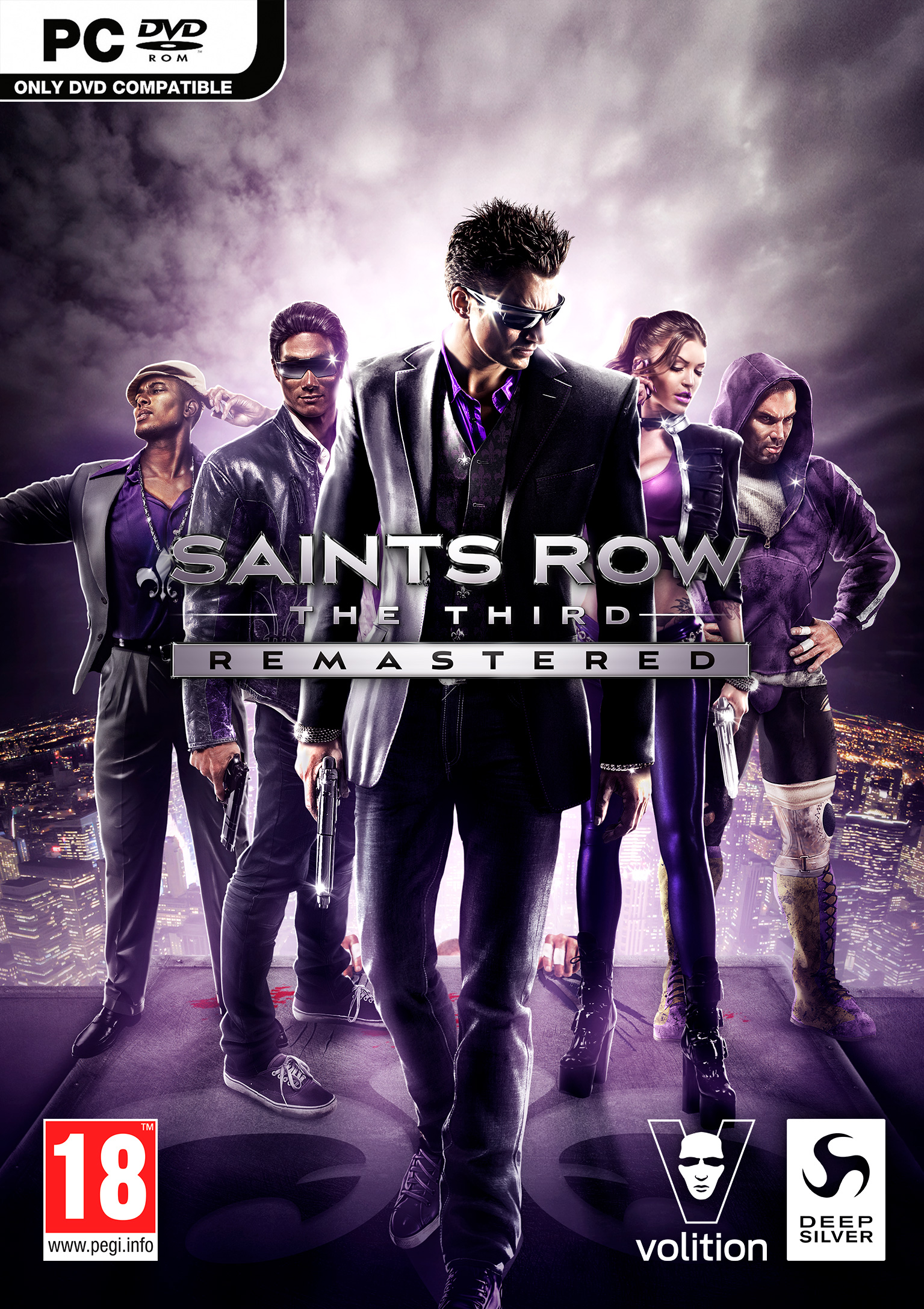 Saints Row: The Third - Remastered - pedn DVD obal