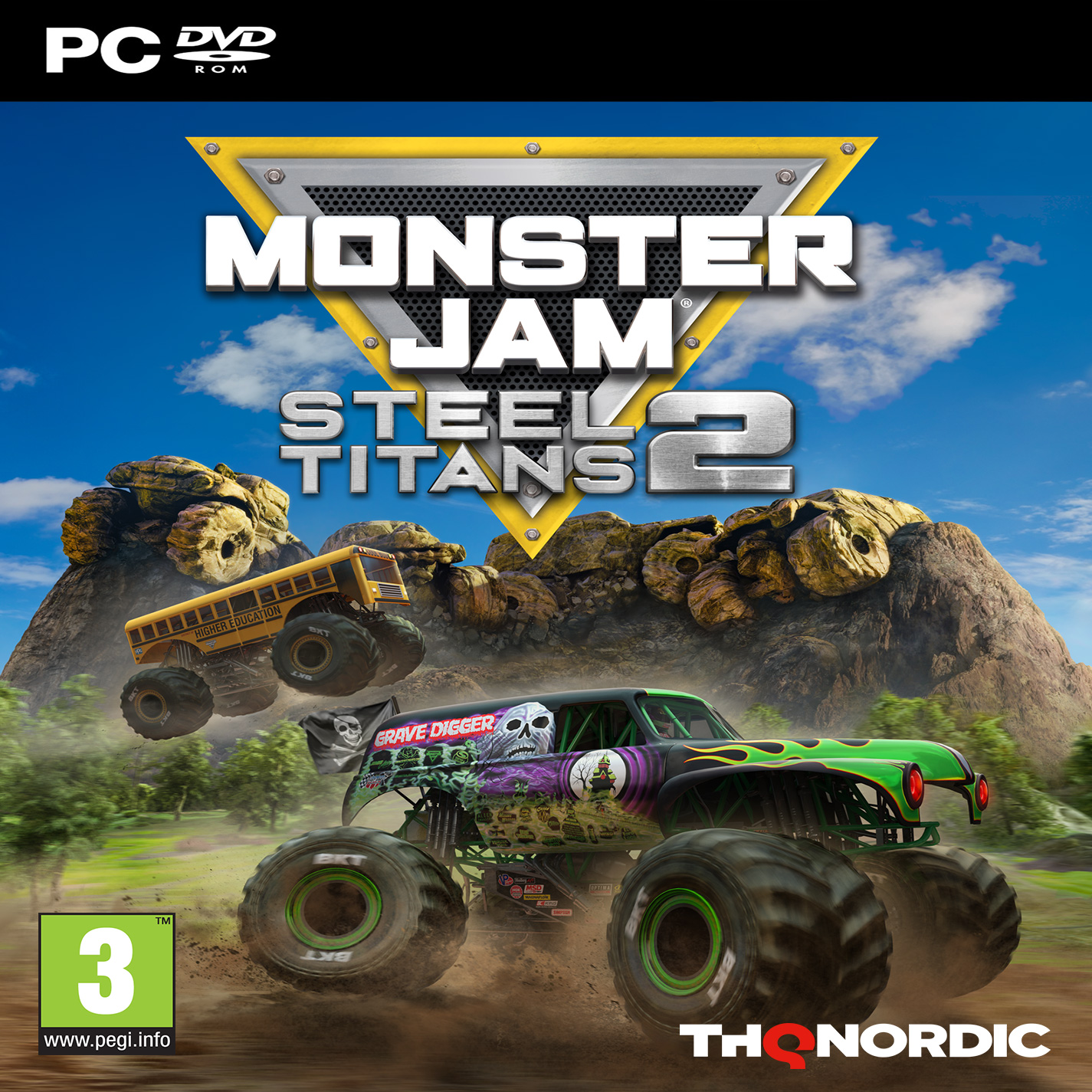 Monster Jam Steel Titans 2 - pedn CD obal