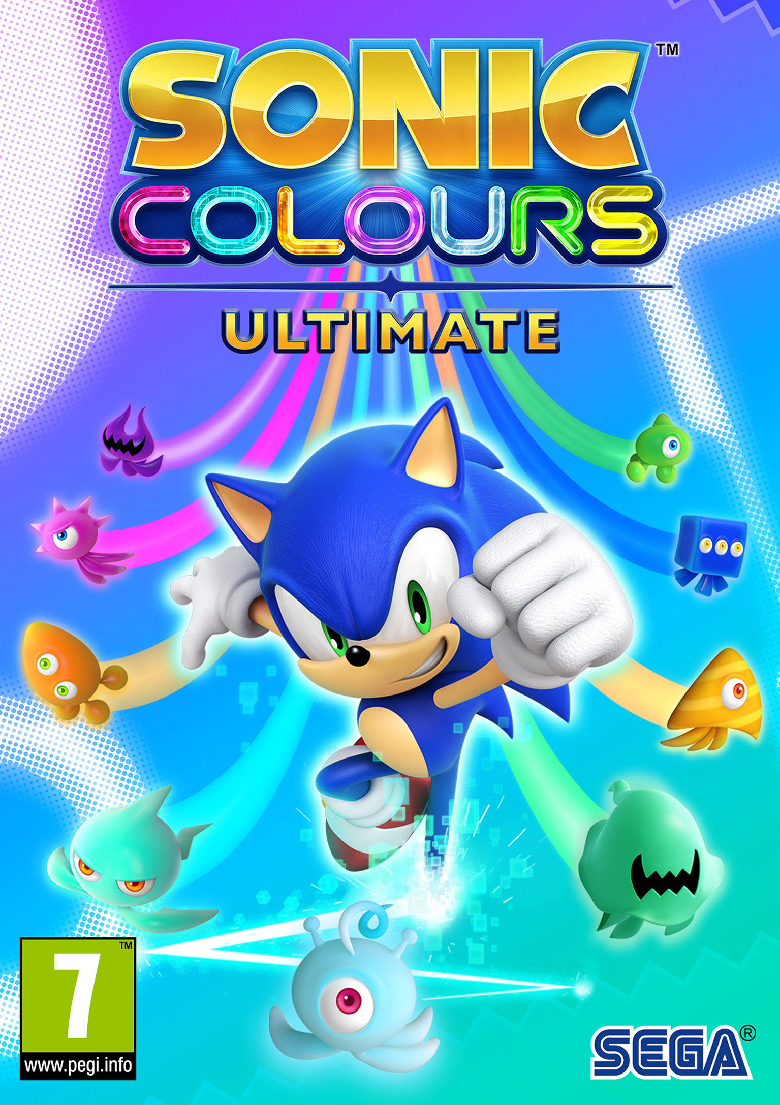 Sonic Colors: Ultimate - pedn DVD obal