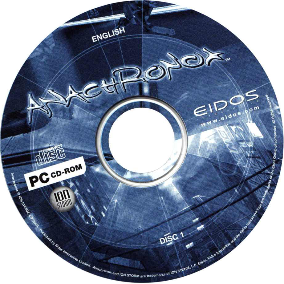 Anachronox - CD obal