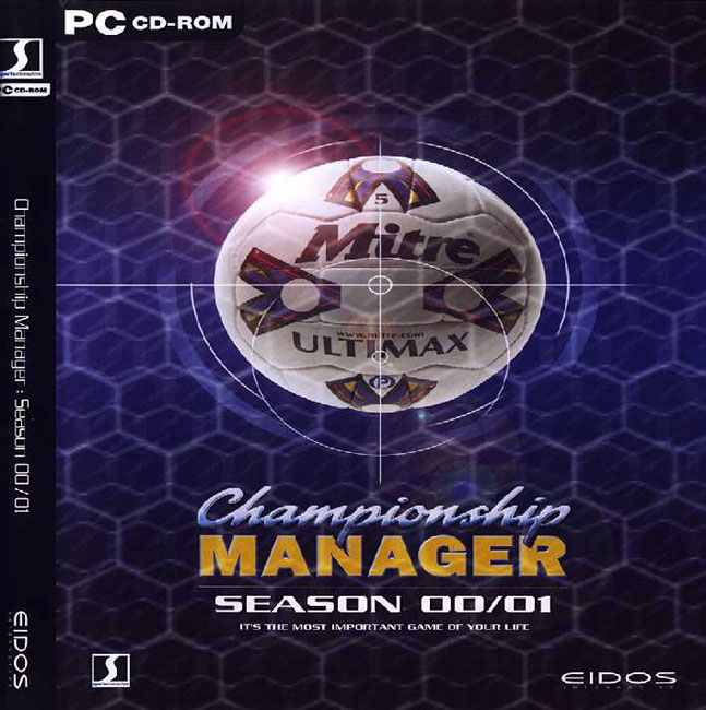 Championship Manager Season 00/01 - pedn CD obal