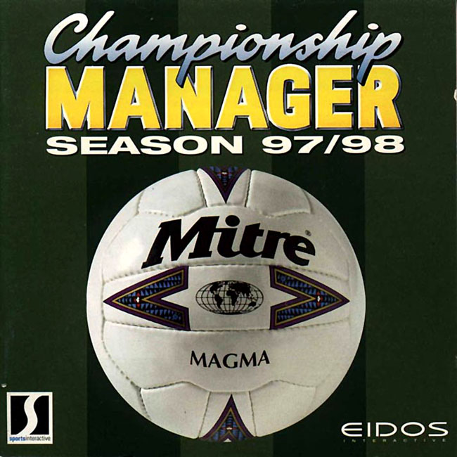 Championship Manager Season 97/98 - pedn CD obal